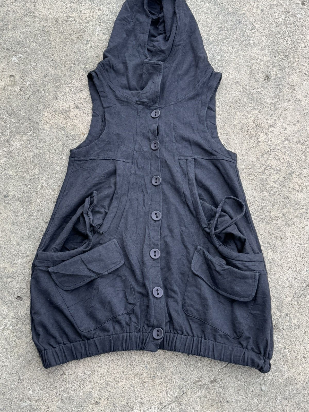 GOA GOA Styled Hoodie Vest Japanese Brand Size US S / EU 44-46 / 1 - 4 Thumbnail