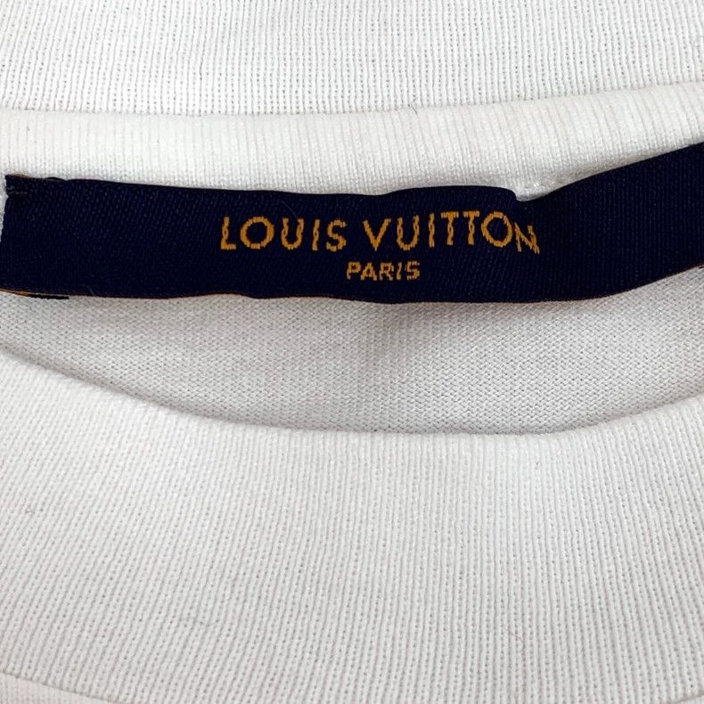 Louis Vuitton Louis Vuitton White cotton crewneck T-shirt Size US S / EU 44-46 / 1 - 7 Thumbnail