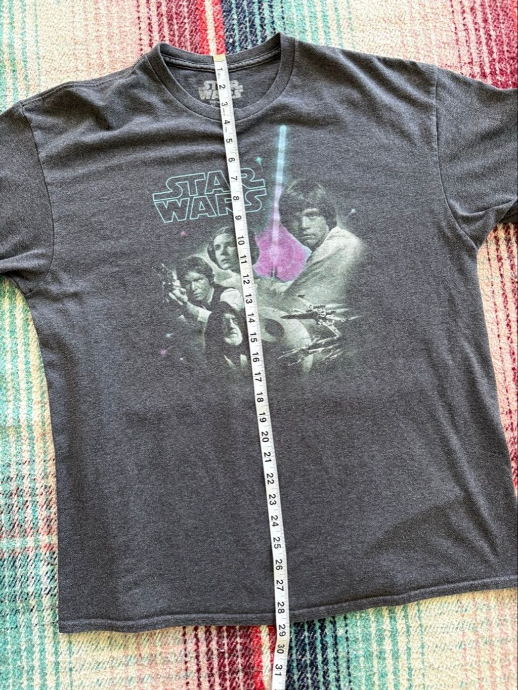 Star Wars Vintage Star Wars A New Hope Gray Short Sleeve Tee XL Size US XL / EU 56 / 4 - 6 Thumbnail