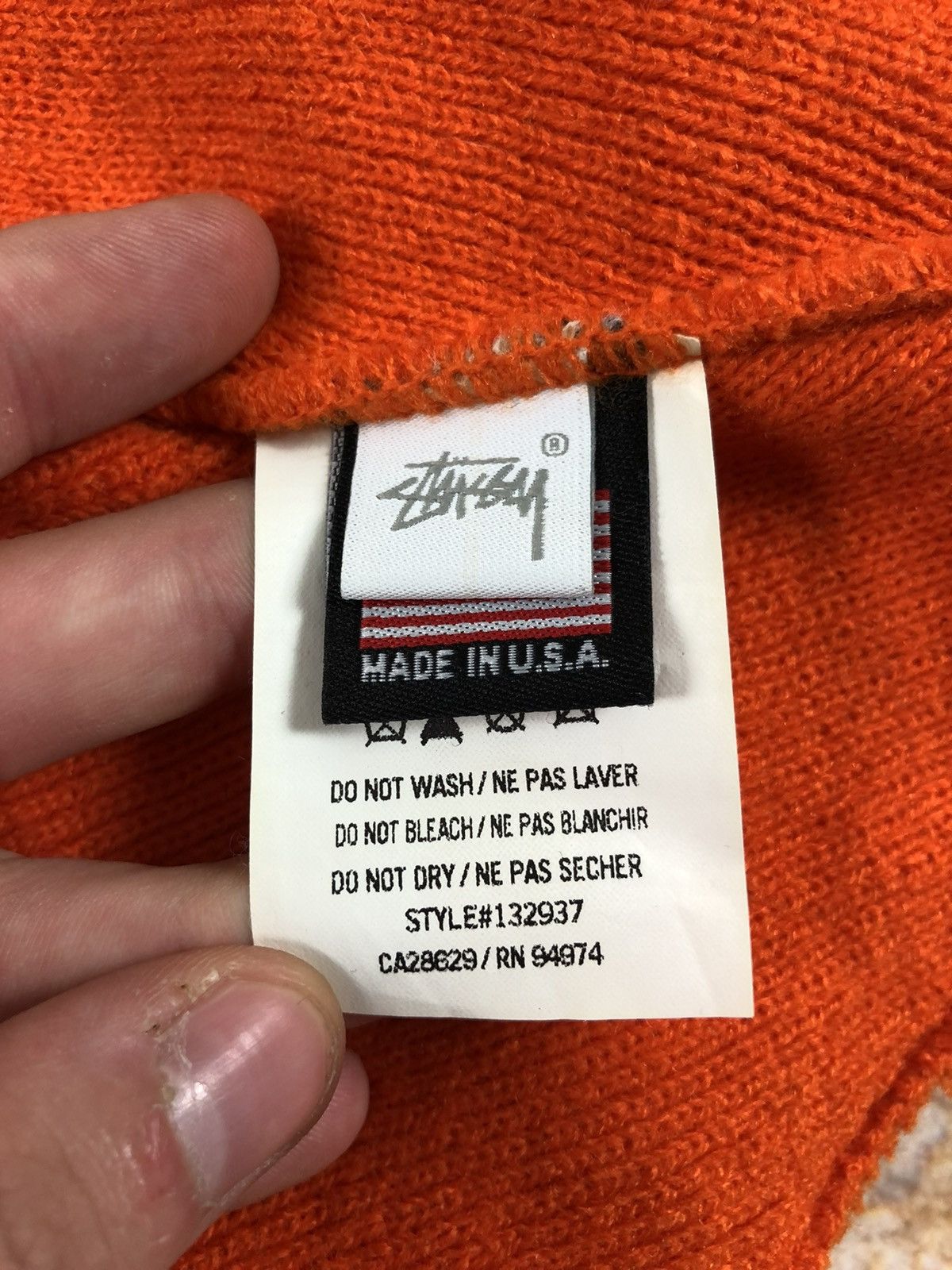 Stussy Stussy orange hat Size ONE SIZE - 5 Thumbnail