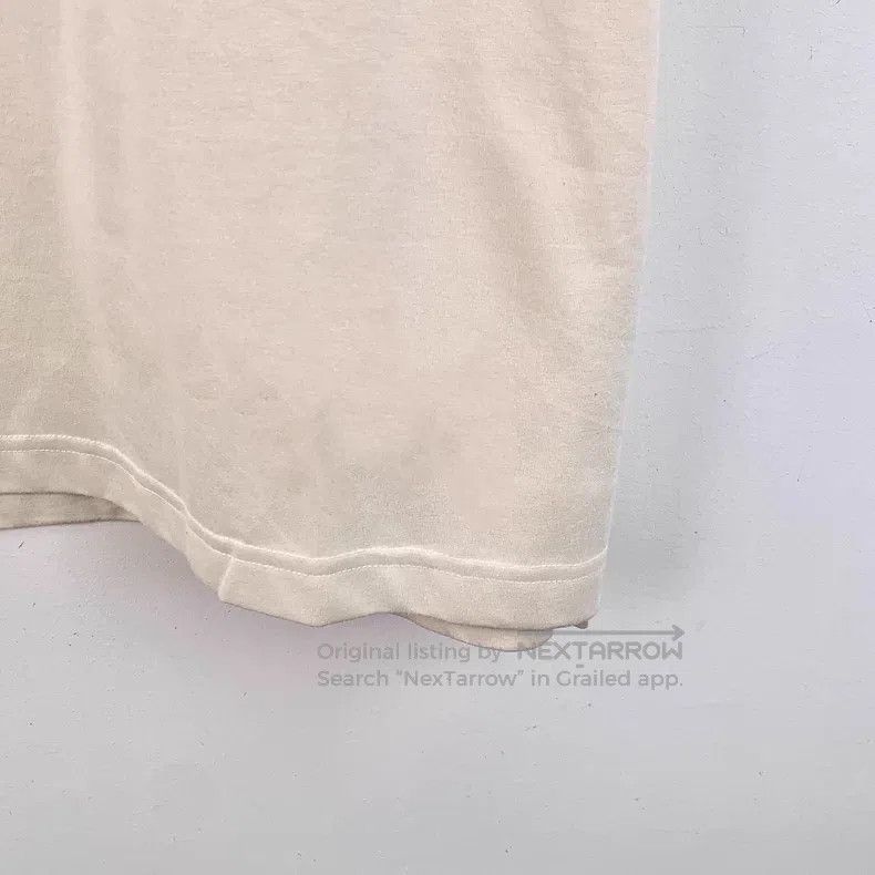 Balenciaga Balenciaga Beige lettering print cotton crew-neck short-sl Size US M / EU 48-50 / 2 - 5 Thumbnail