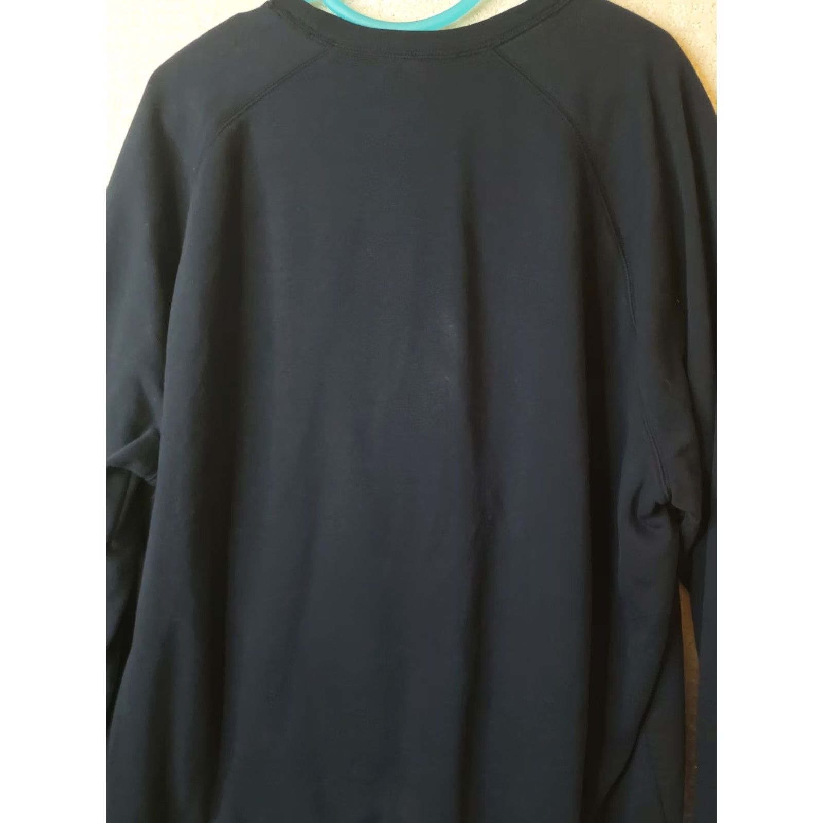 Lands' End Lands' End Mens XXL Black Long Sleeve Crew Neck Sweatshirt Pullover - Big & Tall Size US XXL / EU 58 / 5 - 6 Thumbnail
