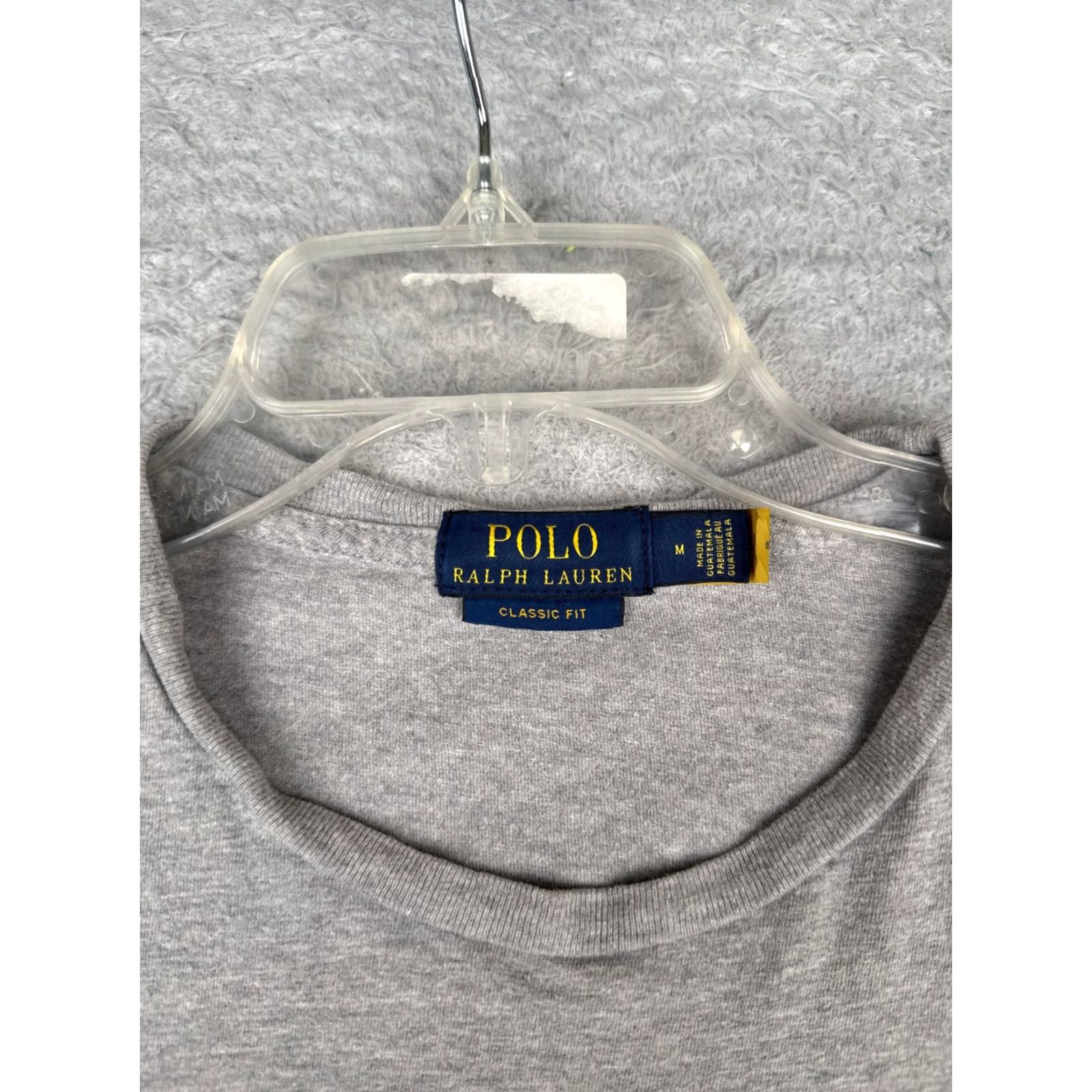 Polo Ralph Lauren Polo Ralph Lauren Shirt Men Medium Gray Polo Bear Short Sleeve 100% Cotton READ Size US M / EU 48-50 / 2 - 7 Thumbnail