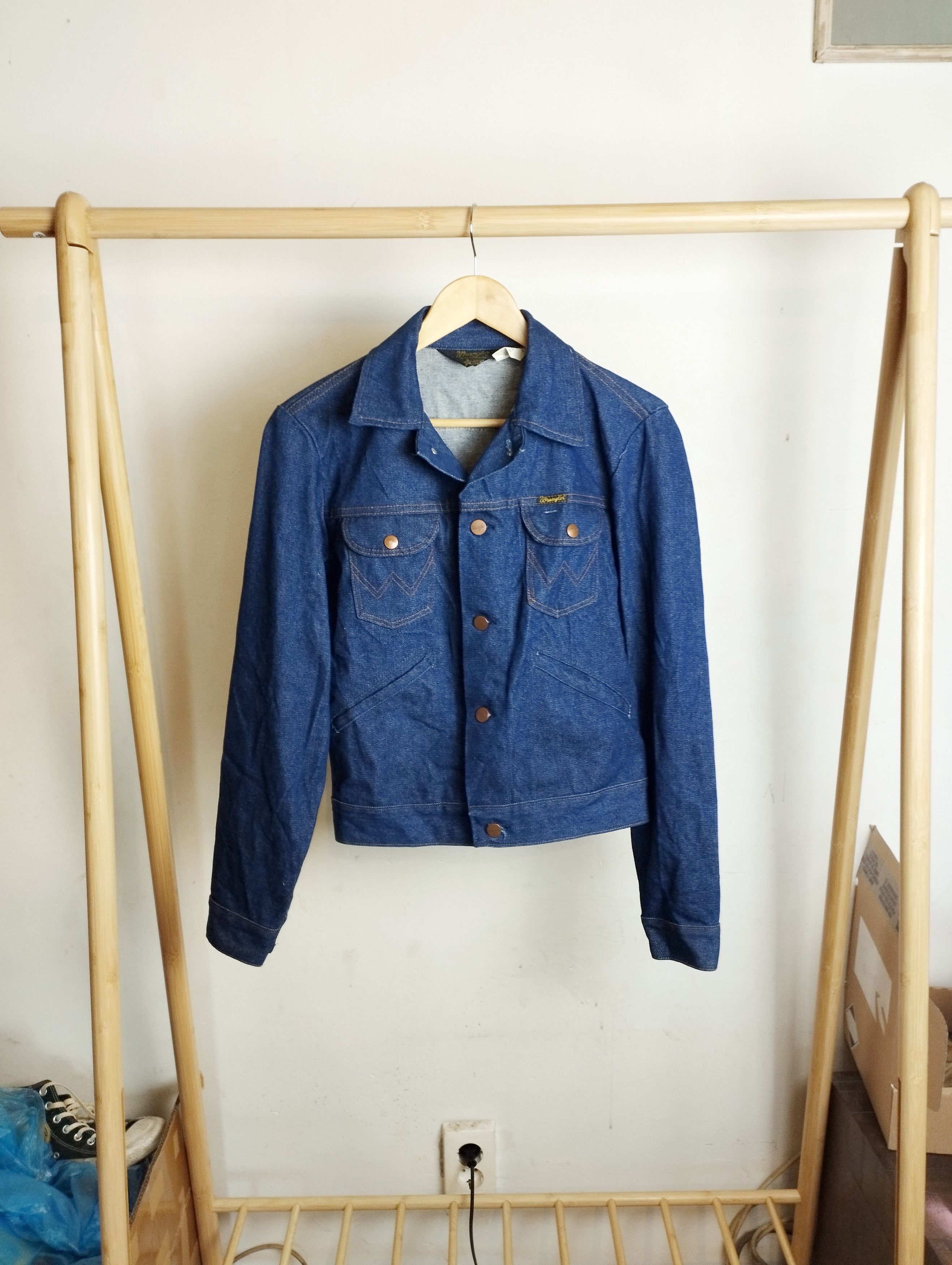 Vintage × Wrangler Vintage 60's Wrangler No-Fault Denims jacket Size US XS / EU 42 / 0 - 3 Thumbnail