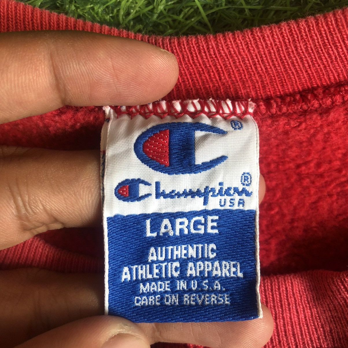 Champion × Vintage Vintage 1990s Champion reverse weave colgate Size US L / EU 52-54 / 3 - 3 Thumbnail