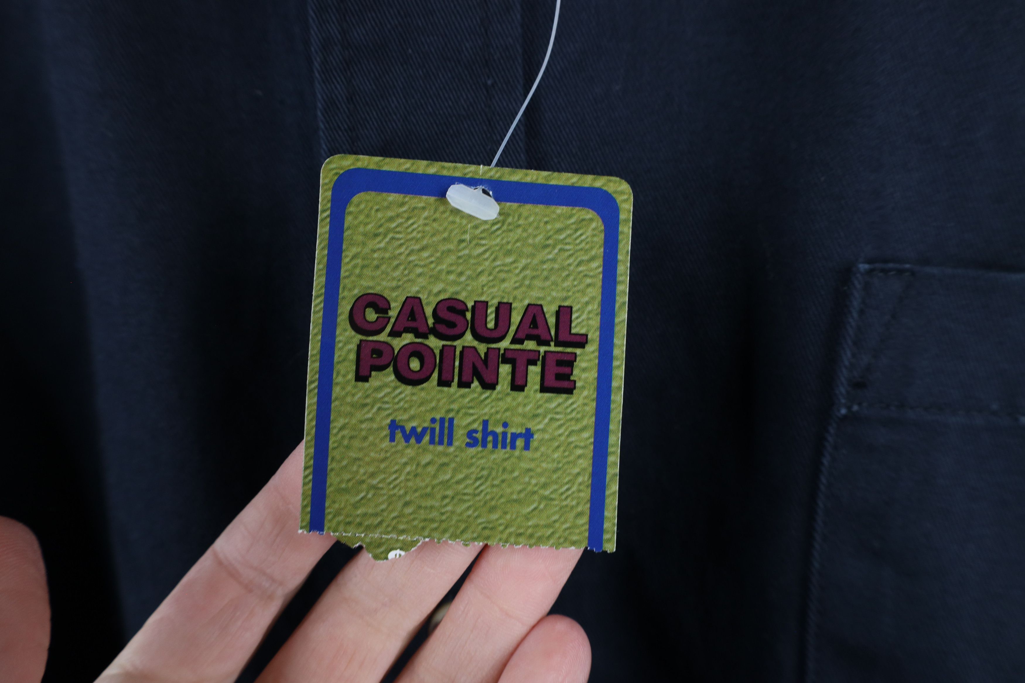 Vintage Deadstock Vintage 90s Streetwear Twill Button Down Shirt Size US XL / EU 56 / 4 - 4 Thumbnail