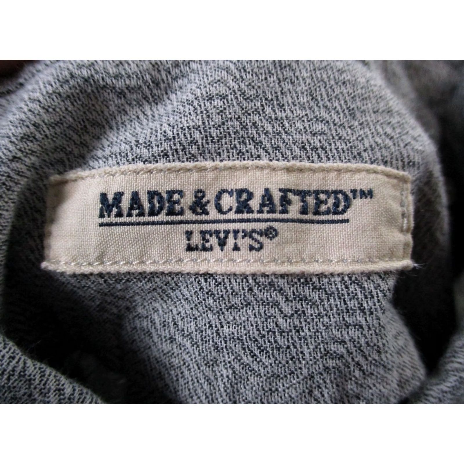 Levi's Levis Shirt Womens 0 Gray Denim Made & Crafted Western Casual Shirt Womens 0 Gray Denim Made & Crafted Western Casual Size XS / US 0-2 / IT 36-38 - 7 Thumbnail