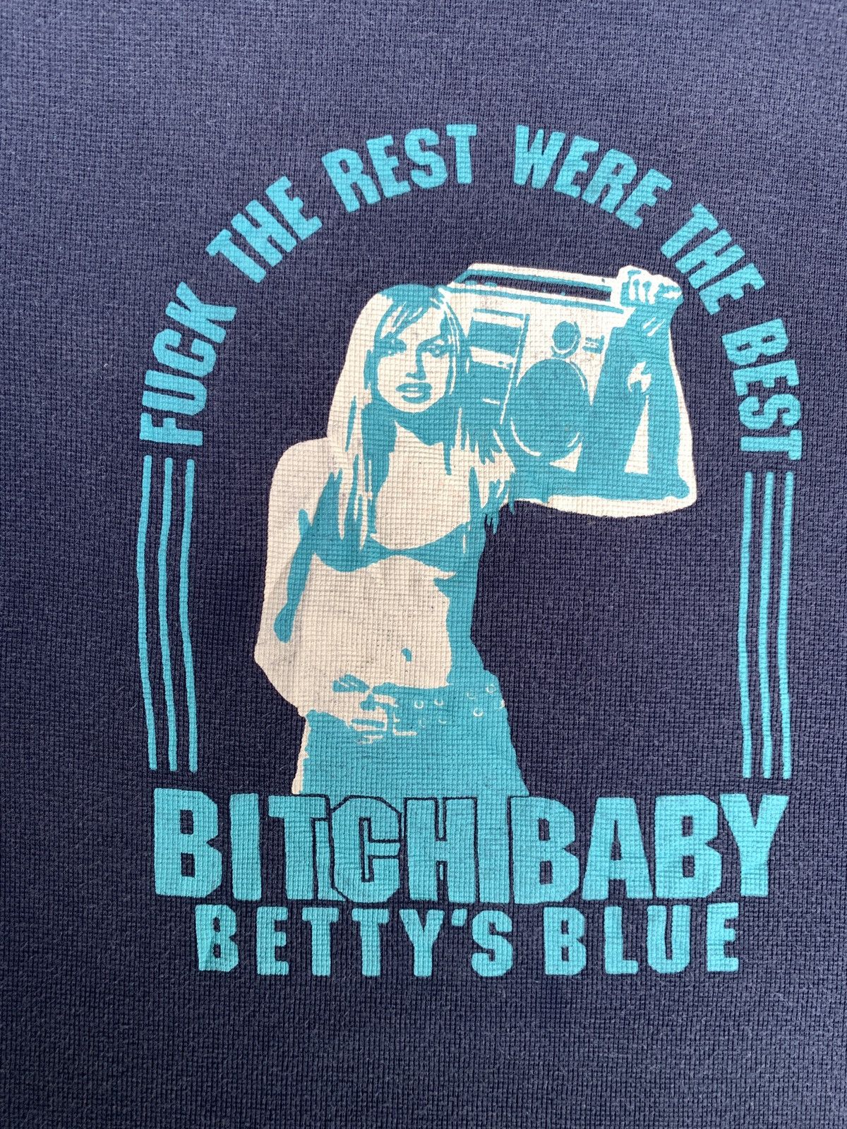 Japanese Brand y2k Shinji Abe Betty's Blue Girl Graphic Baby Tee Size S / US 4 / IT 40 - 3 Thumbnail
