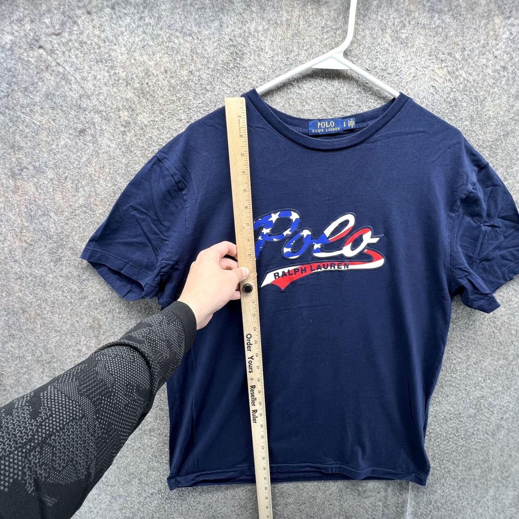 Polo Ralph Lauren Polo Ralph Lauren Shirt Mens S Blue Polo Logo Flag Graphic Tee Patriotic Size US S / EU 44-46 / 1 - 3 Thumbnail