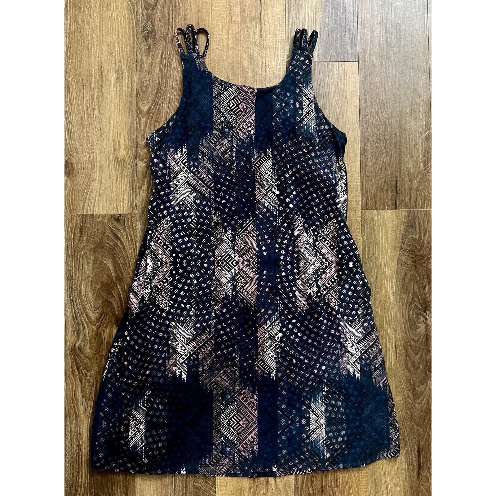 Other Kyodan Outdoor Leaf Print Mini Dress, Women's Size L Pockets Size L / US 10 / IT 46 - 1 Thumbnail