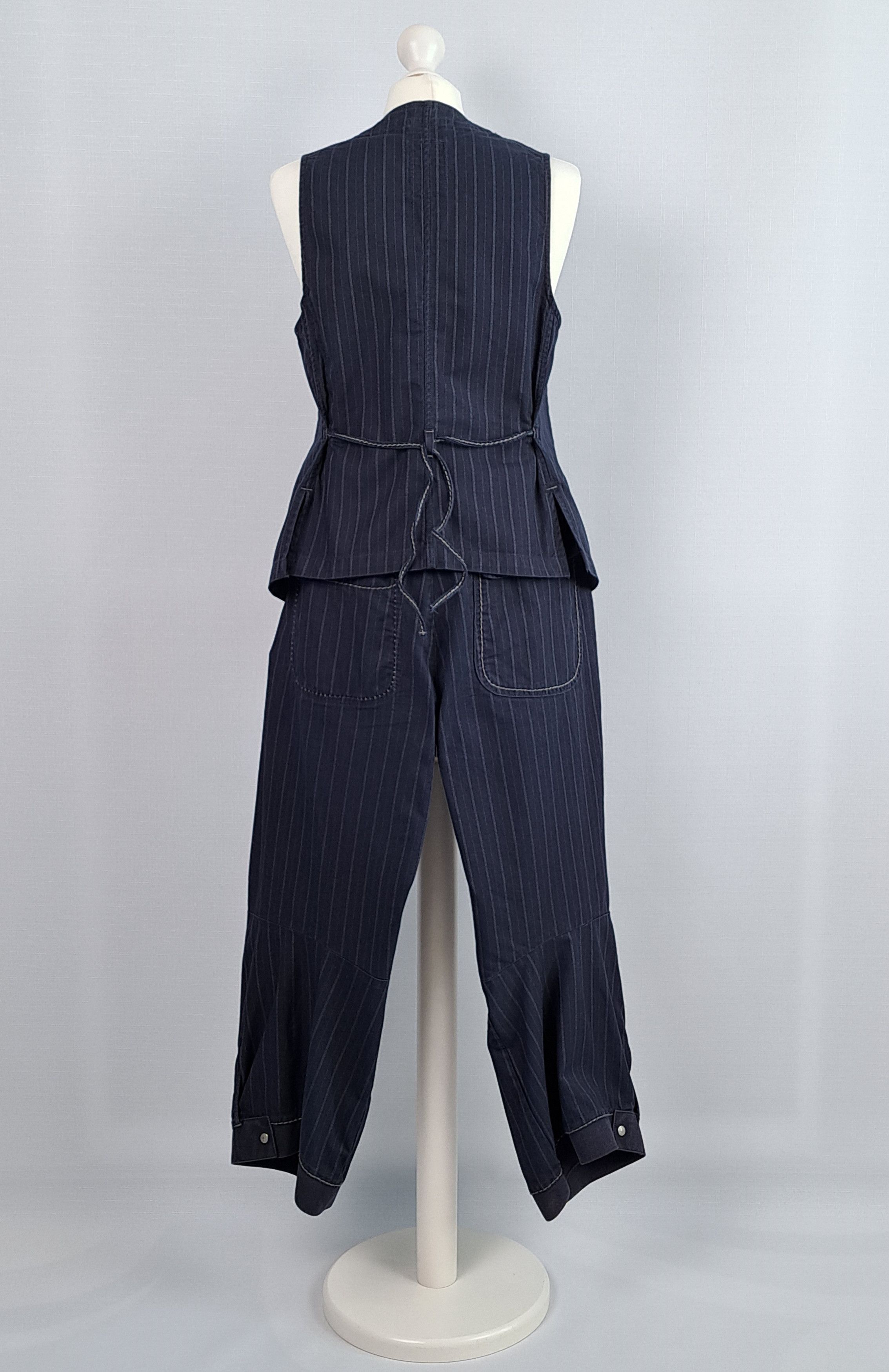 Marithe + Francois Girbaud Marithe Francois Girbaud vintage suit (vest/cropp pants). Size 32" / US 10 / IT 46 - 2 Thumbnail