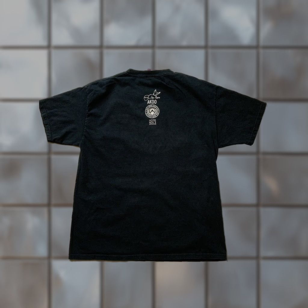 Vintage VINTAGE Akoo Respect My Vote 2008 Hip Hop Caucas Black Graphic S/S Crew T-Shirt Sz. L Mens Shirt L Black Hip Hop Votes 2008 Girls? Size US L / EU 52-54 / 3 - 1 Thumbnail