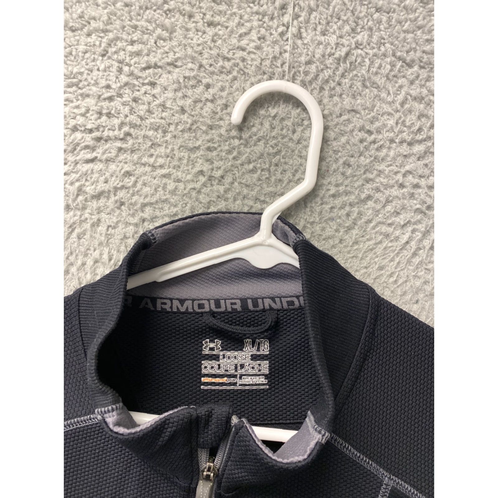 Under Armour Under Armour Jacket Men XL Black Full Zip Logo Sport / 104-44 Track Jacket Activewear Men XS? Wait. Size US XL / EU 56 / 4 - 3 Thumbnail