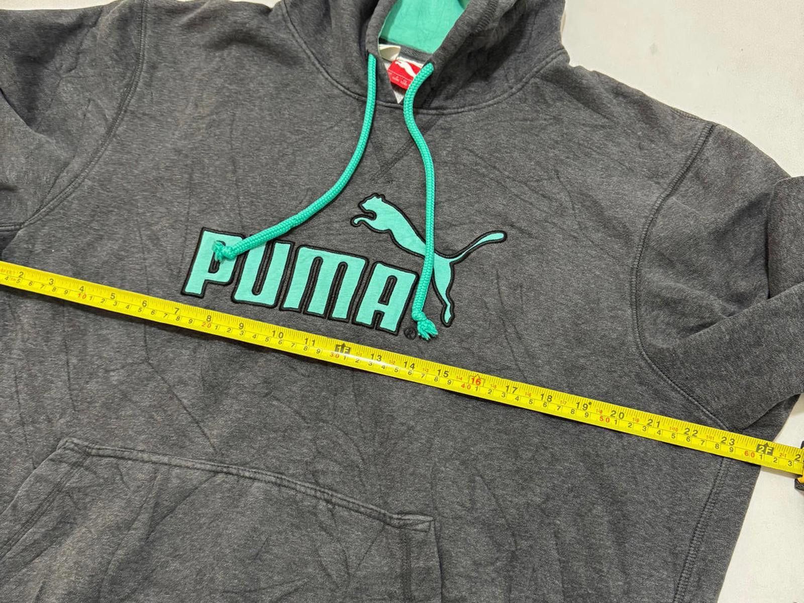 Puma Puma Men's Gray Hoodie with Teal Accents Size US L / EU 52-54 / 3 - 4 Thumbnail
