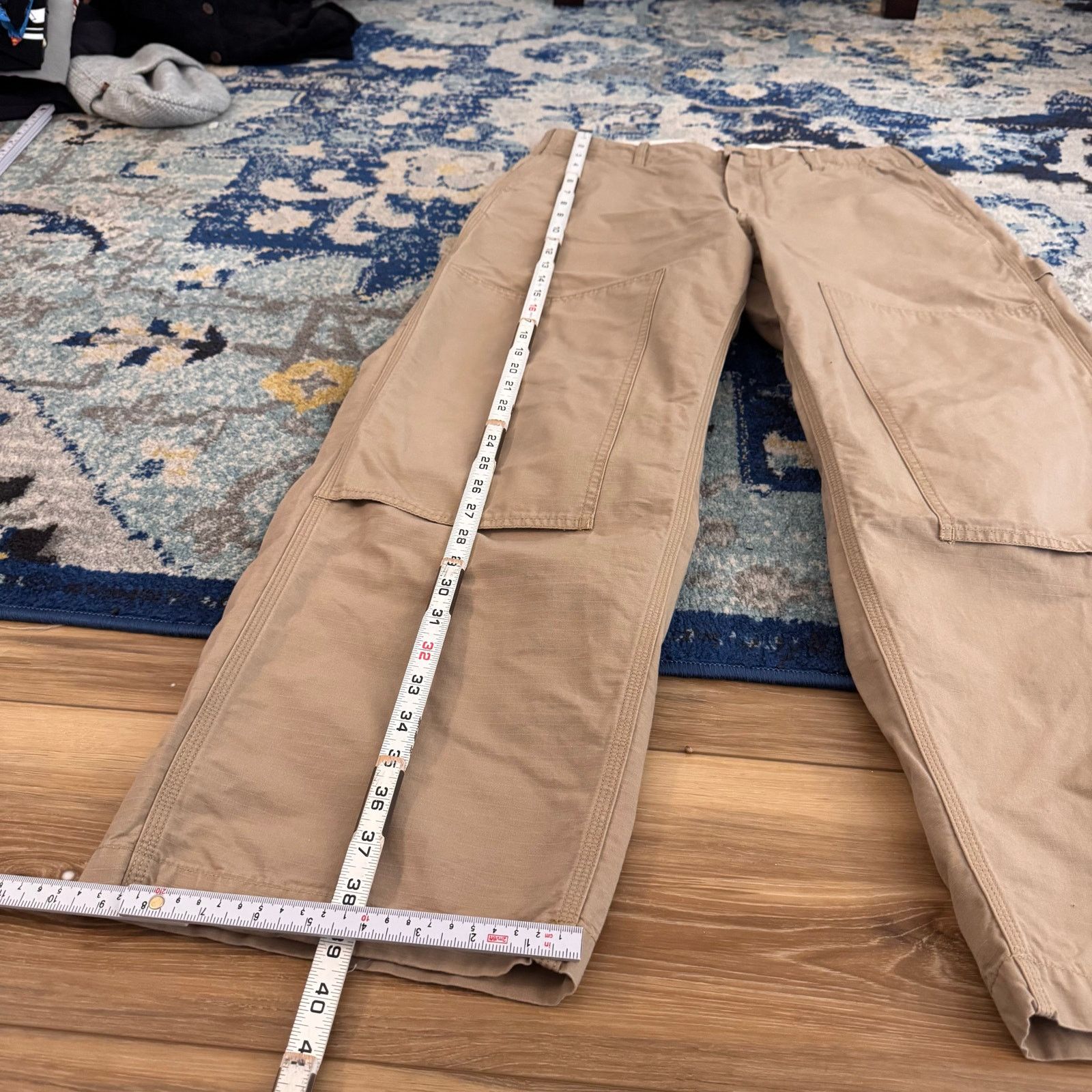 Engineered Garments Engineered Garments New York Tan Double Knee Carpenter Pants Size US M / EU 48-50 / 2 - 6 Thumbnail