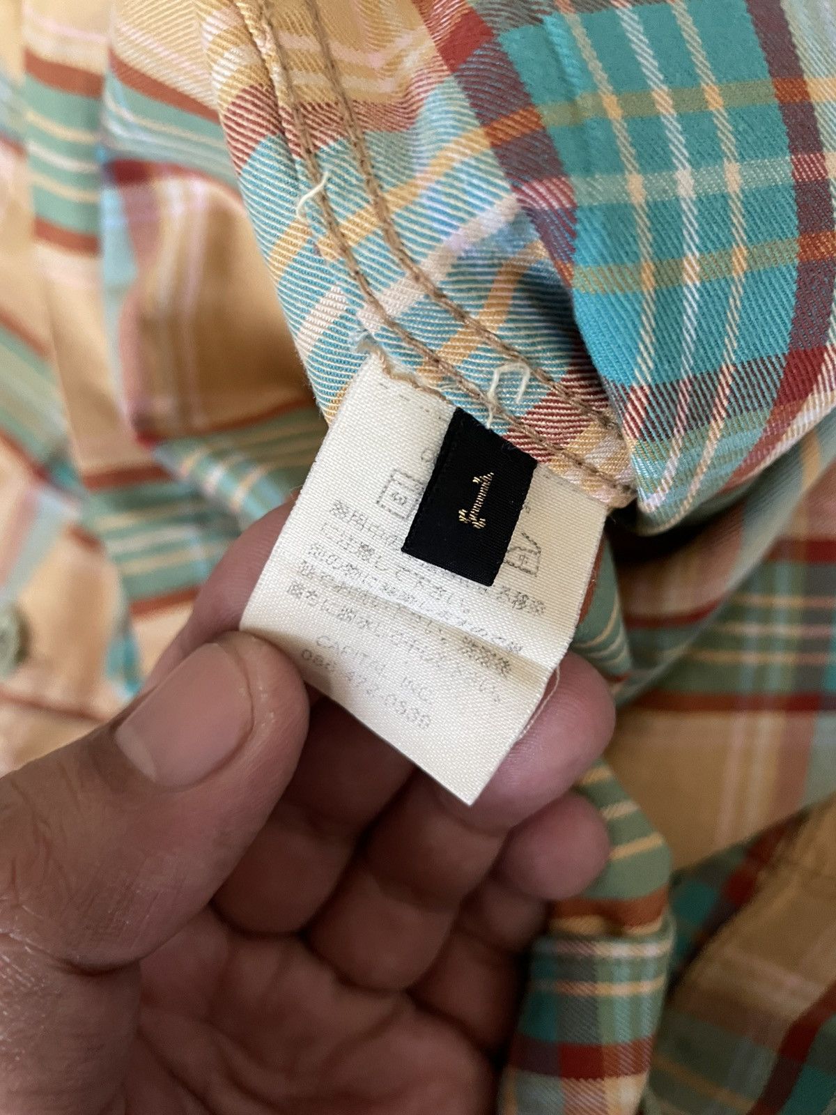 Kapital Kapital Short Sleeve Plaid Shirt Size US M / EU 48-50 / 2 - 7 Thumbnail
