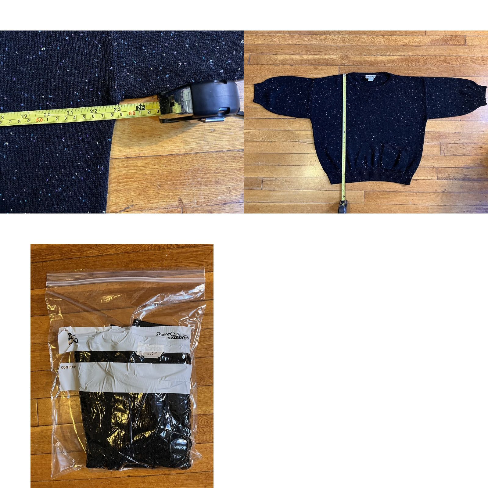 Vintage VINTAGE Jaime Alan Sweater Women’s Large Black 90s Size L / US 10 / IT 46 - 8 Thumbnail