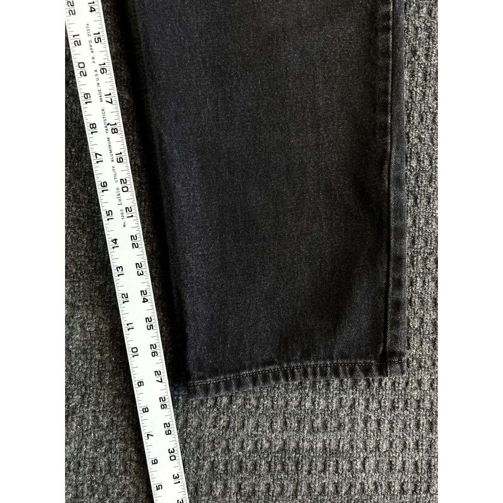 Levi's Levi’s 550 Jeans Relaxed Fit Men’s 40 x 30 Black Denim Logo 5-Pocket Tapered Vintage Free Shipping Size US 40 / EU 56 - 6 Thumbnail