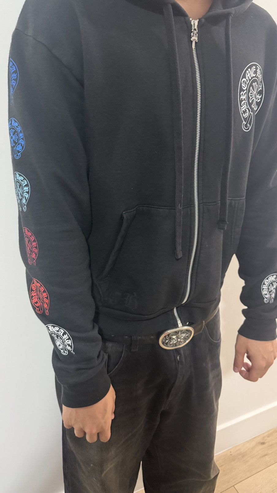 Chrome Hearts Chrome hearts multi color horseshoe zip up Size US XS / EU 42 / 0 - 9 Thumbnail