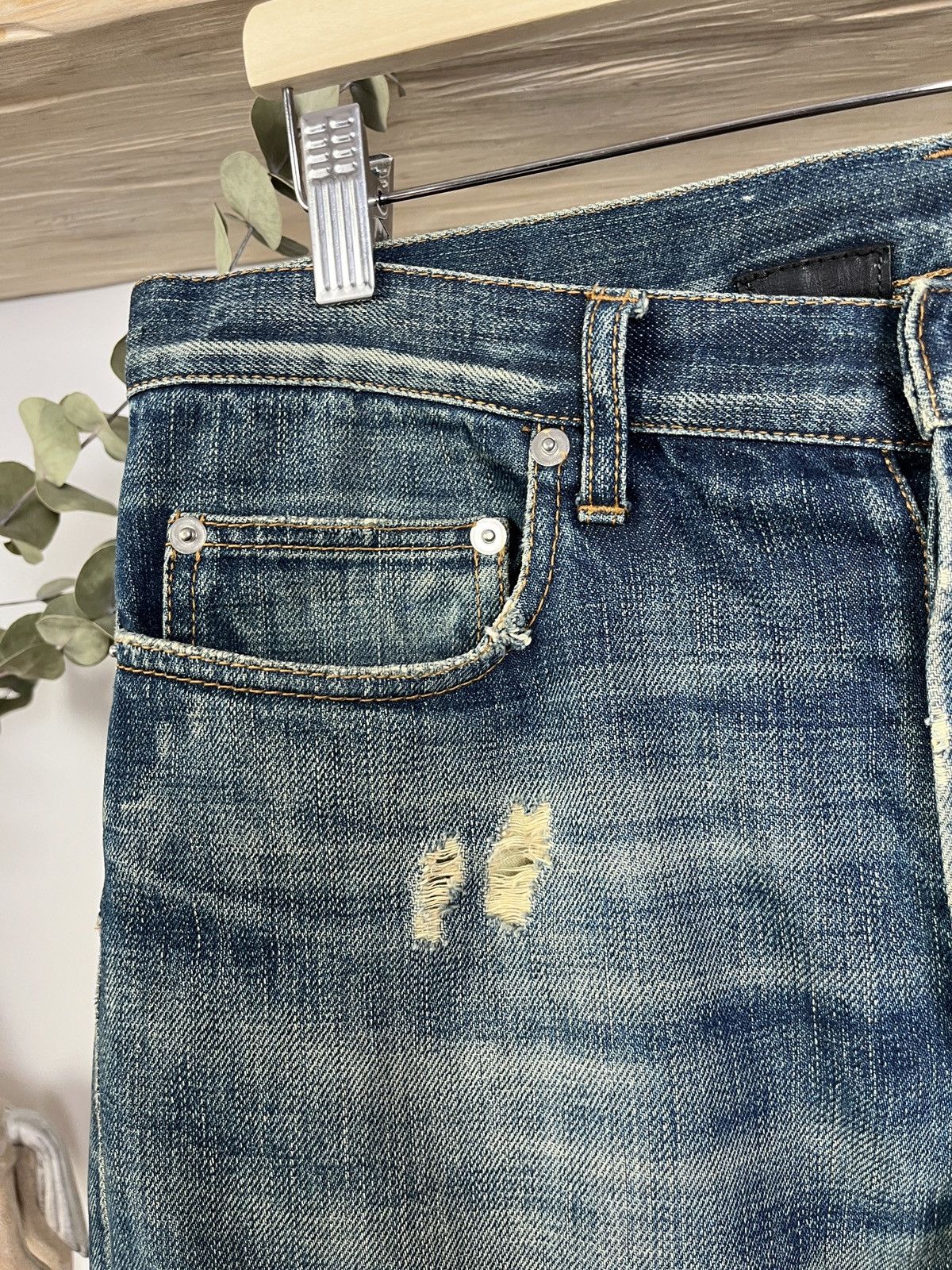 Dior Dior SS07 „Under my car" jeans by hedi slimane Size US 29 - 4 Thumbnail