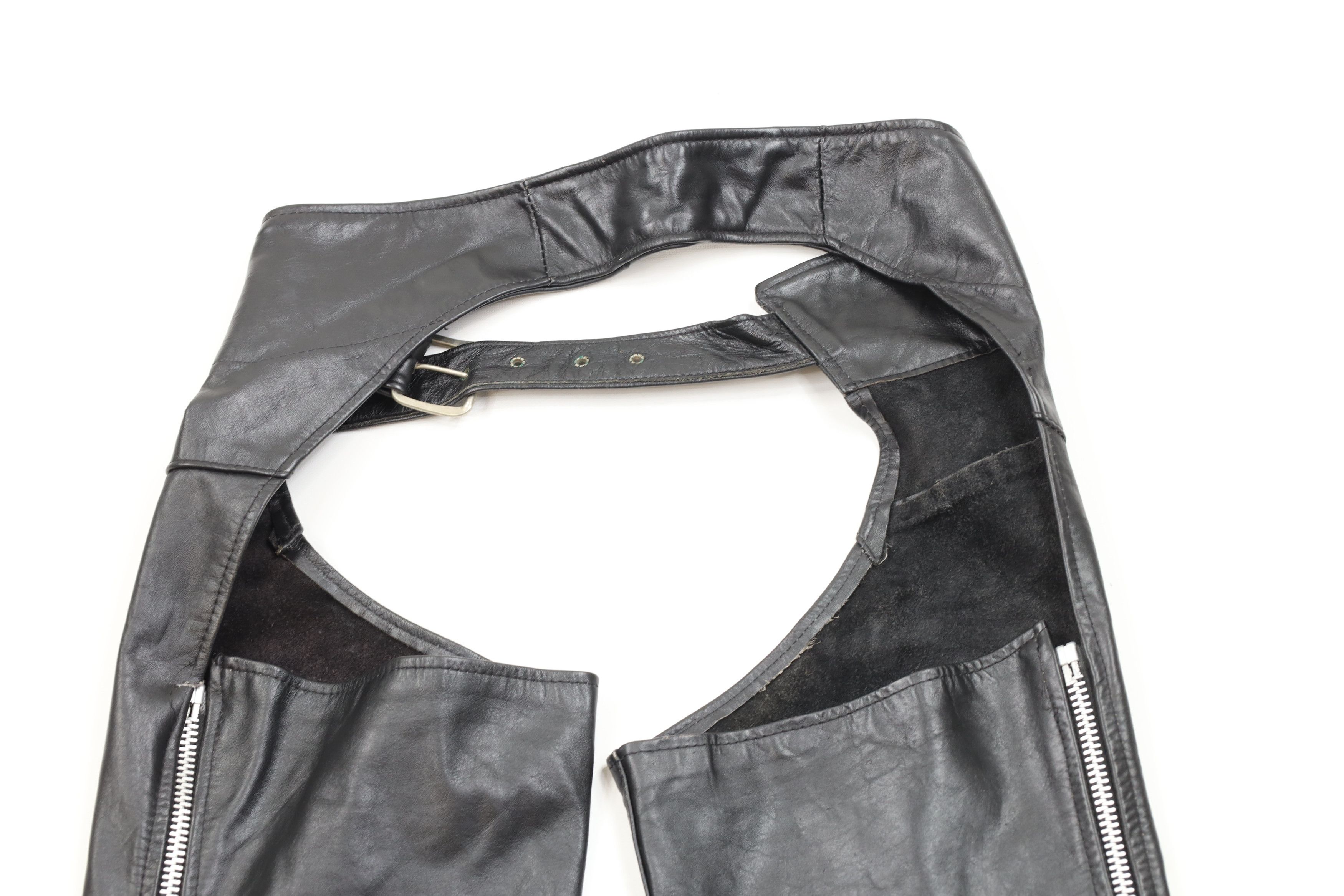 Vintage Vintage 70s Streetwear Leather Motorcycle Chaps USA Dom Size US 30 / EU 46 - 11 Thumbnail