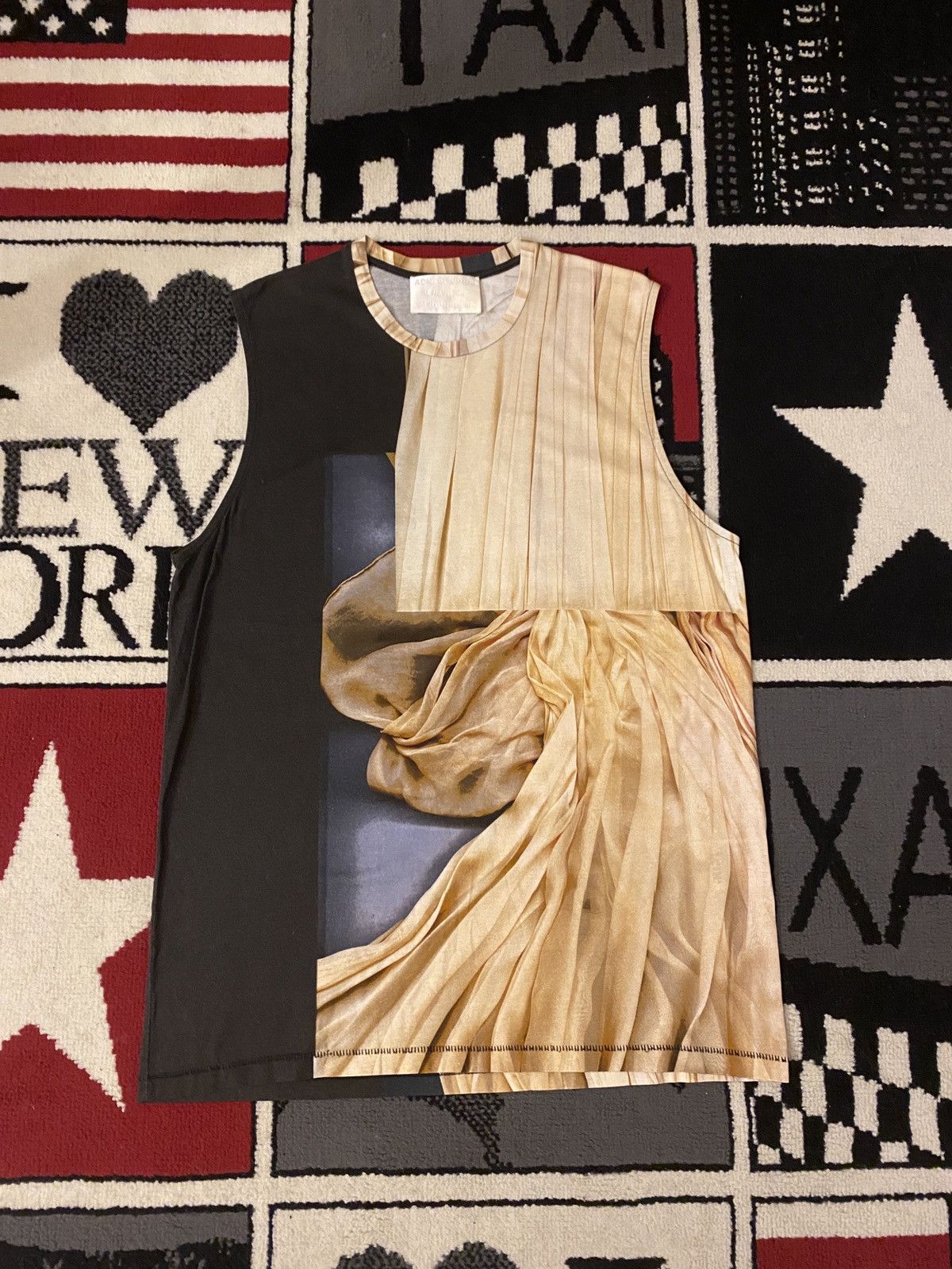 image of Acne Studios Lnyg 23 Stockholm Vest in Beige, Men's (Size Small)