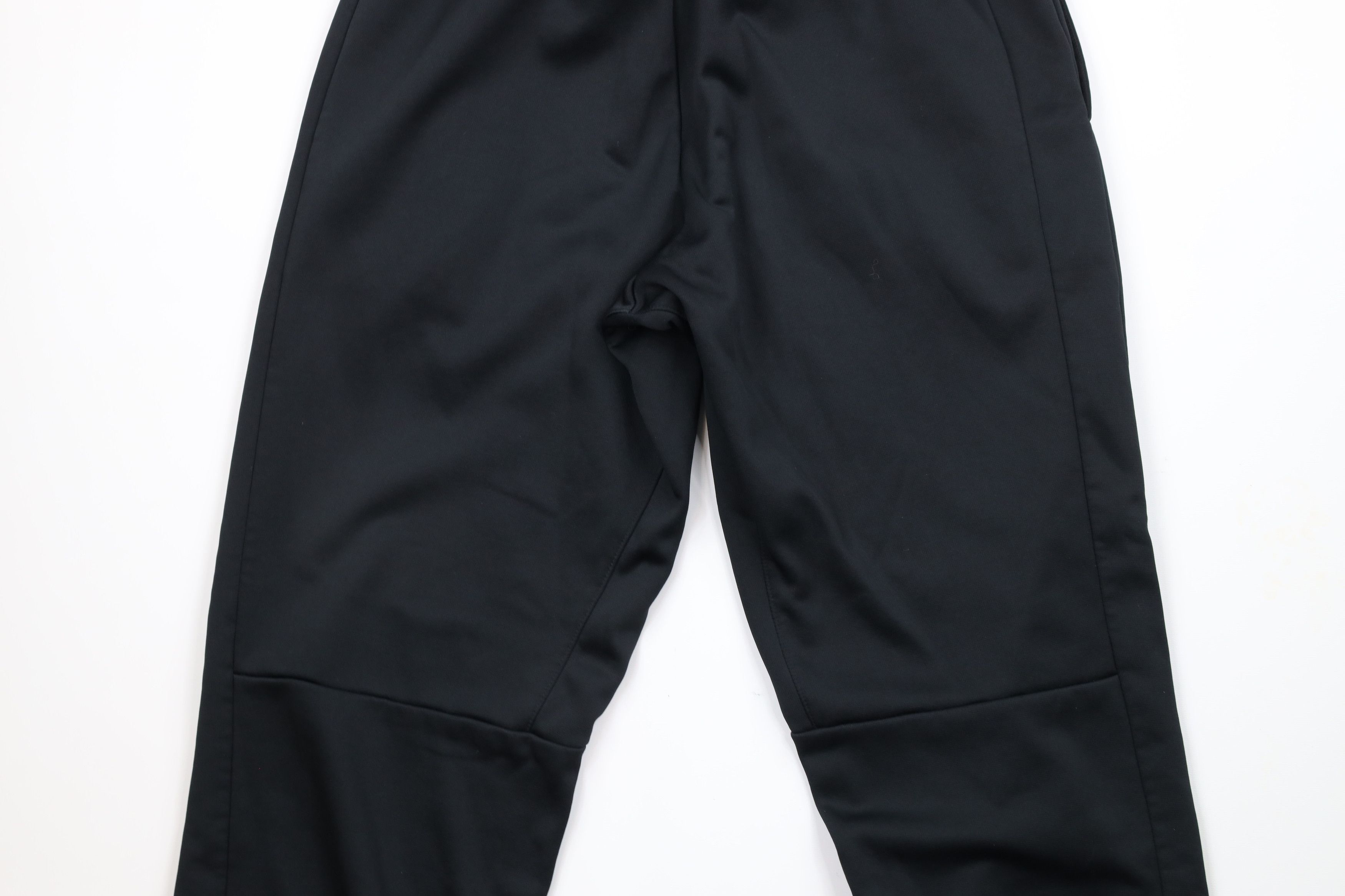 Nike × Vintage Vintage Nike Mini Swoosh Wide Leg Sweatpants Pants Black Size 36 - 10 Thumbnail