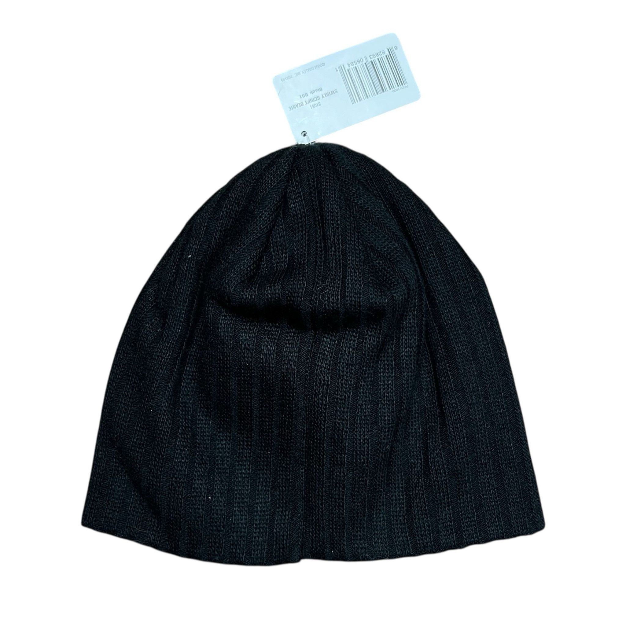 Oakley 2004 Oakley Swirly Script Rib Knit Beanie Size ONE SIZE - 4 Thumbnail