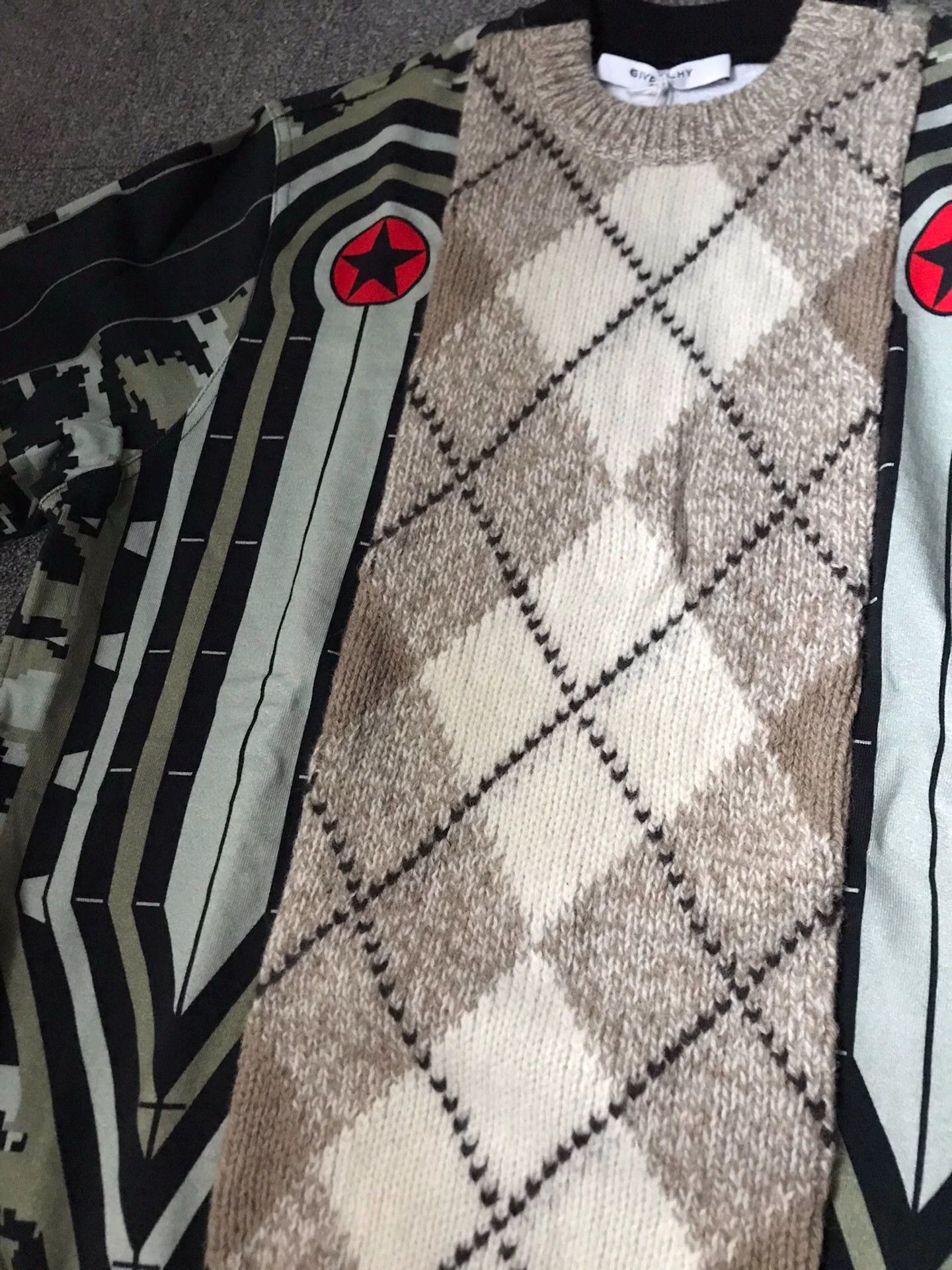 Givenchy Givenchy M cotton wool colorblock side zip sweatshirt Size US M / EU 48-50 / 2 - 5 Thumbnail