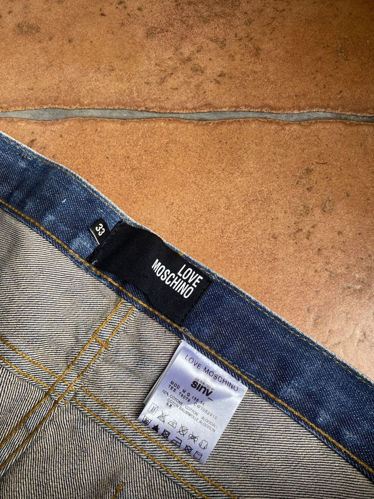 Love Moschino Love Moschino Luxury jeans women new blue Size 33" - 7 Thumbnail