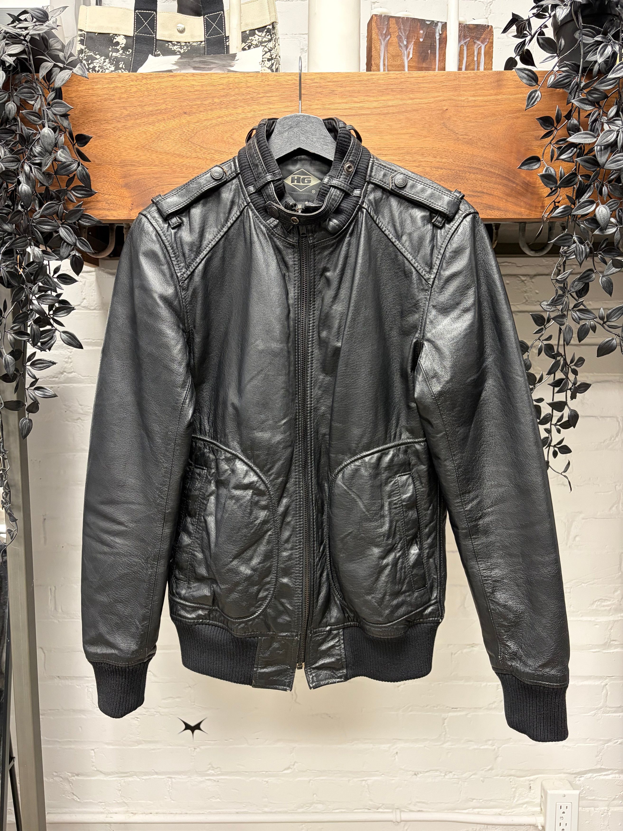 Hysteric Glamour Hysteric Glamour Calfskin Leather Black Moto Jacket Size US M / EU 48-50 / 2 - 1 Thumbnail