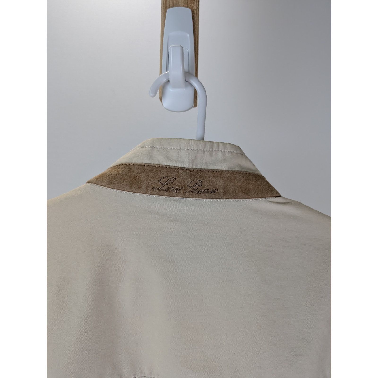 Loro Piana o1rshd1 CC20 Vestes Blousons Jacket in Beige Size US M / EU 48-50 / 2 - 12 Thumbnail