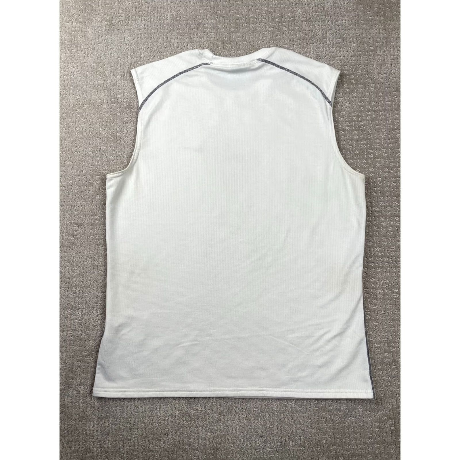 Nike VINTAGE Nike Tank Top Mens Small White Sphere Dry Short Sleeve Swoosh Active Y2K Size US S / EU 44-46 / 1 - 7 Thumbnail