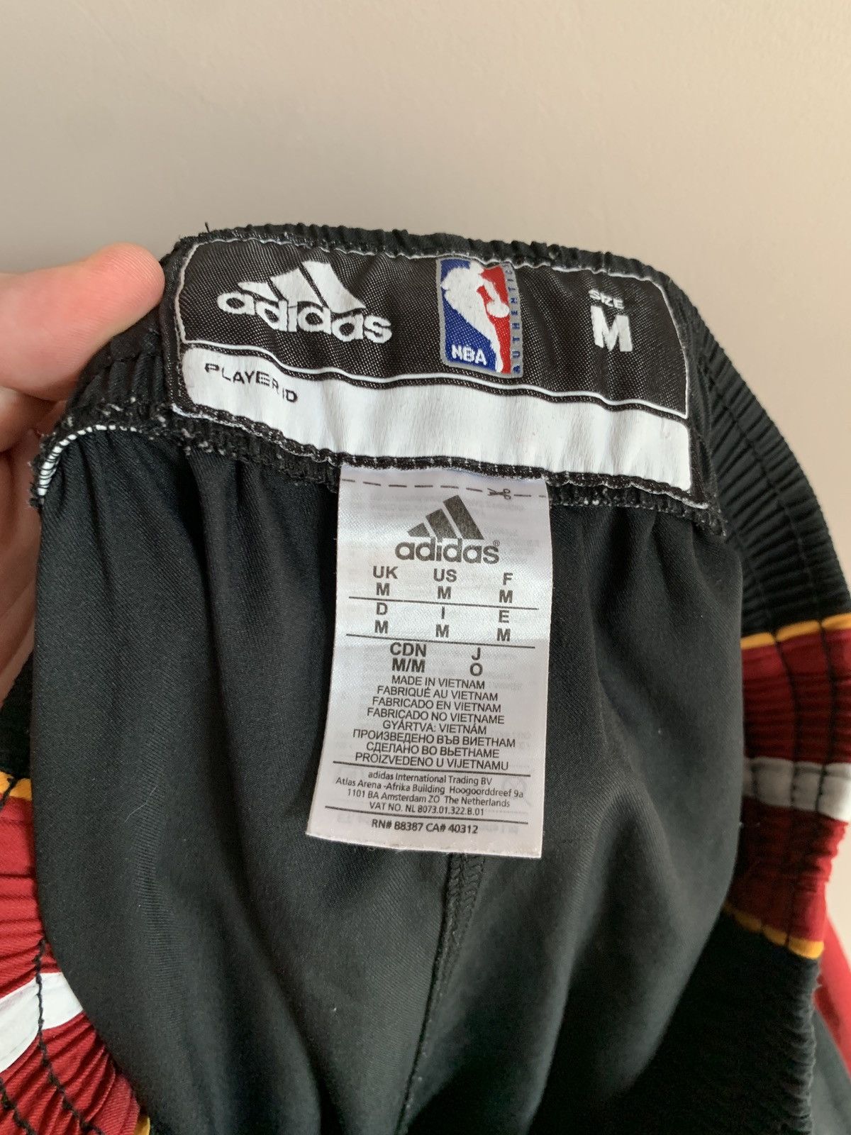 NBA Miami Heat adidas basketball shorts 2014 nba Size US 32 / EU 48 - 11 Thumbnail