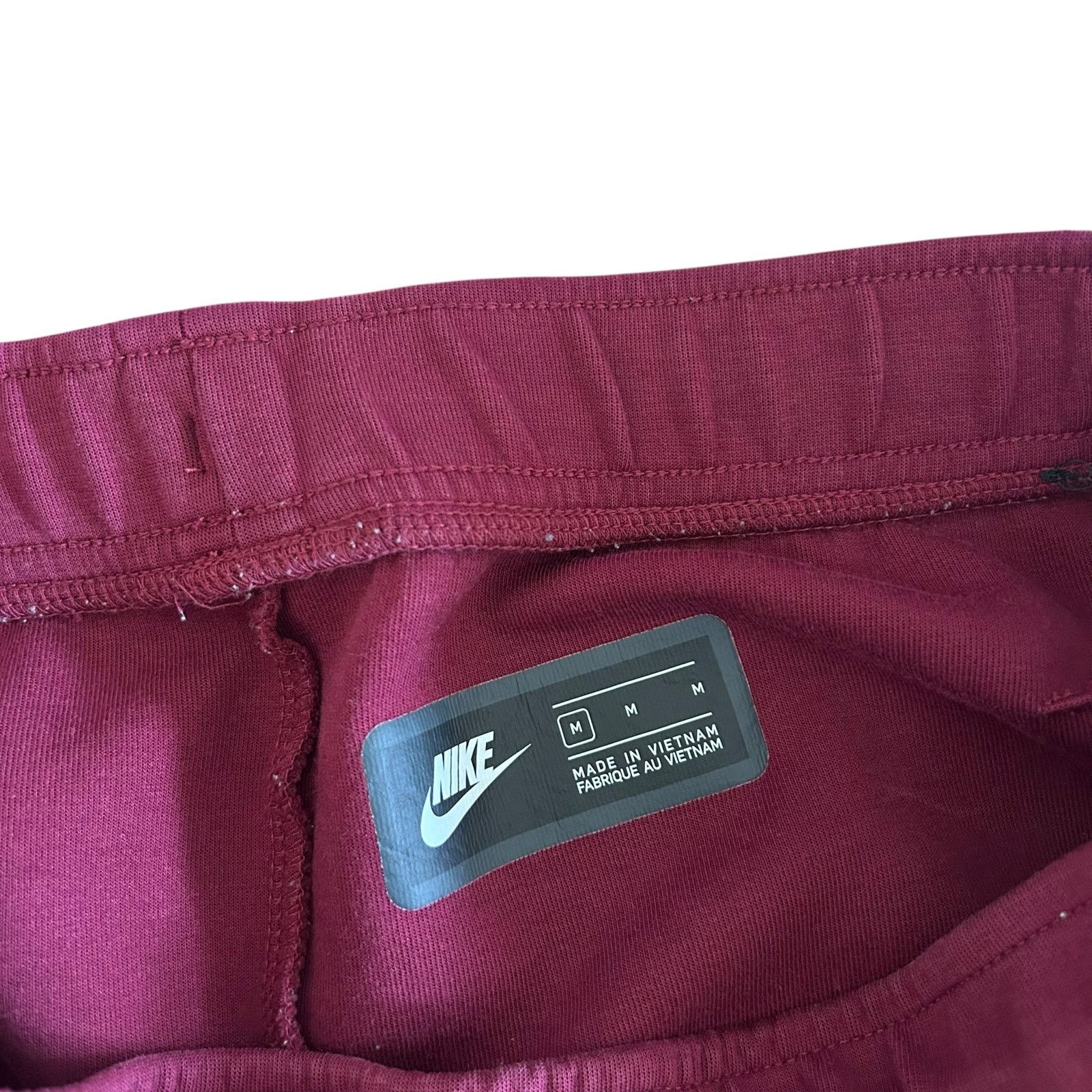 Nike Nike Tech Maroon Fleece Joggers Sweatpants Sz M Size US 30 / EU 46 - 3 Thumbnail
