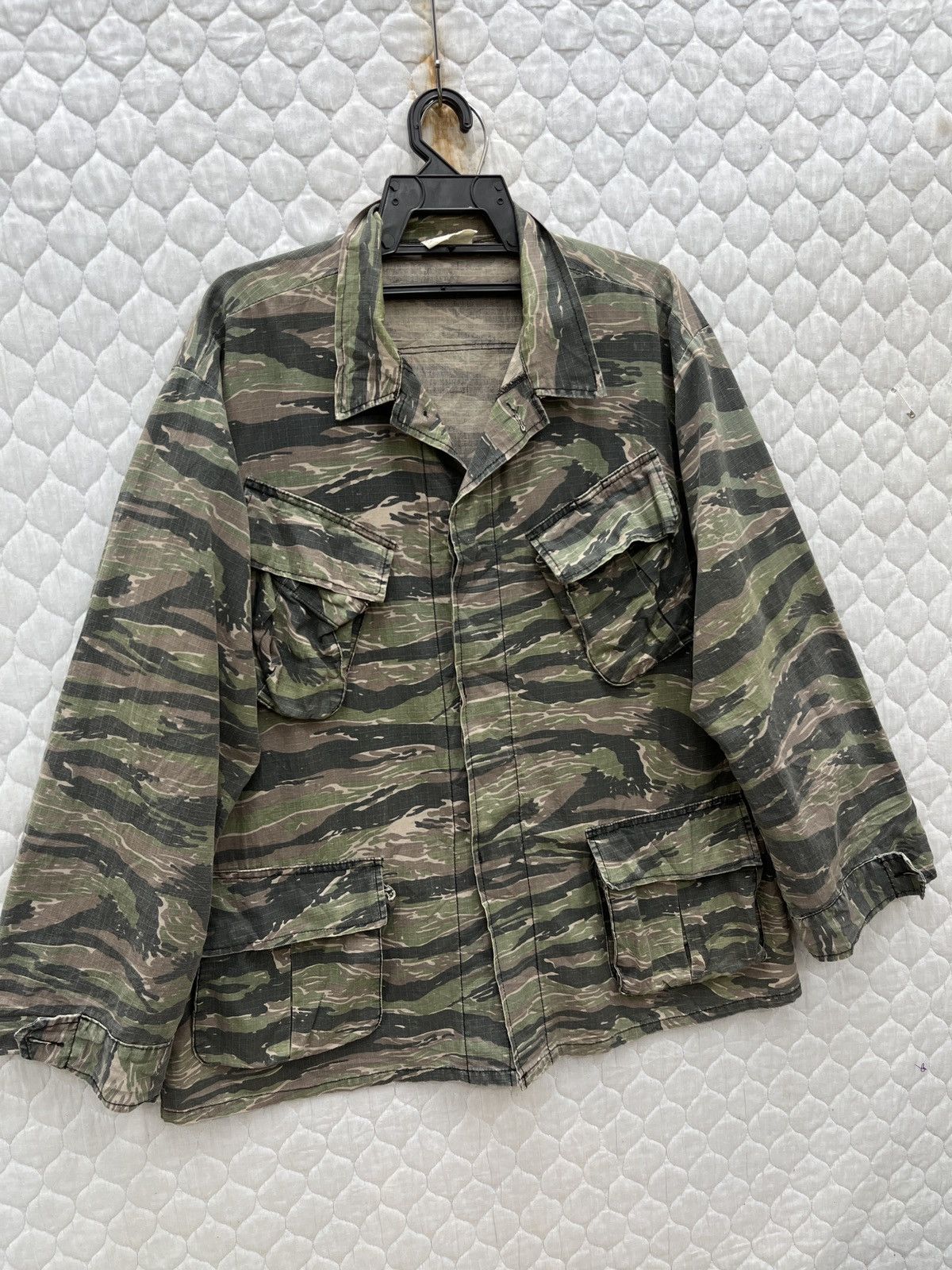 Rothco 🔥🔥🔥STEALS VINTAGE ROTCHO MILITARY TIGER STRIPE JACKET Size US L / EU 52-54 / 3 - 3 Thumbnail