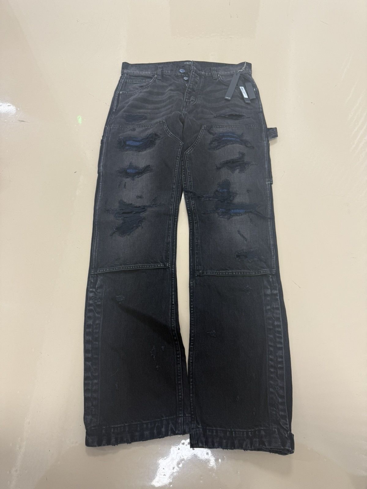 Amiri Amiri Black Baggy Jeans Size US 32 / EU 48 - 1 Thumbnail