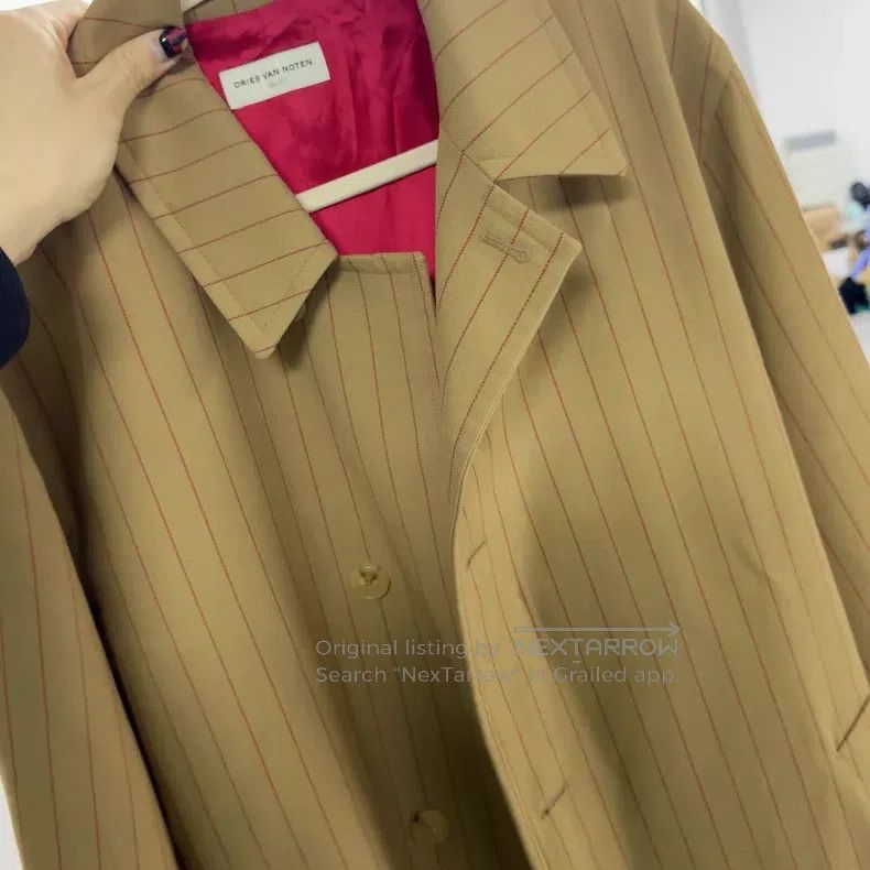 Dries Van Noten Dries Van Noten SIZE:40 Color-blocked Trench Coat Size S / US 4 / IT 40 - 5 Thumbnail