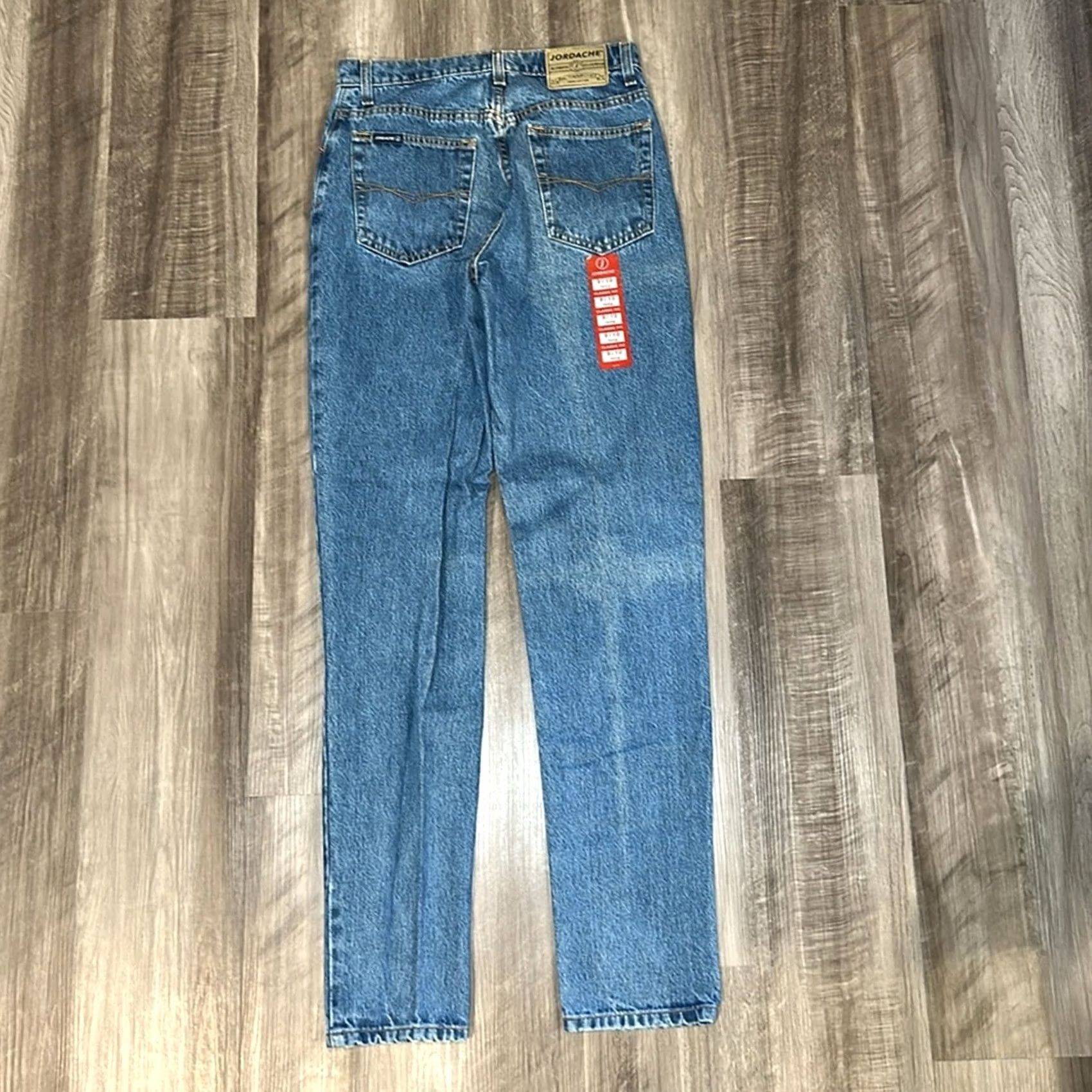 Jordache Jordache Jeans Jordache Classic Fit High Rise Jeans 9/10 Long Womens 10 Regular Blue Tapered 34 Inseam 45 Total Length 11 Rise 6 Thigh 12 MS10703 Size 32" / US 10 / IT 46 - 2 Thumbnail