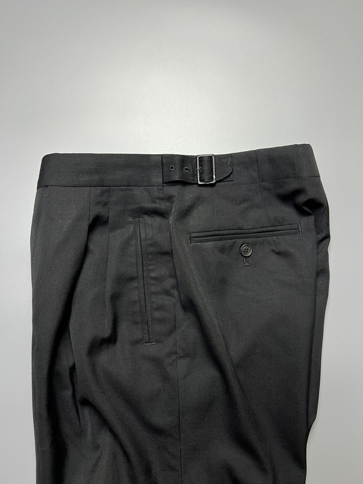 Issey Miyake Issey Miyake - 90s Adjustable High Waist Trousers - Pants Size US 30 / EU 46 - 5 Thumbnail