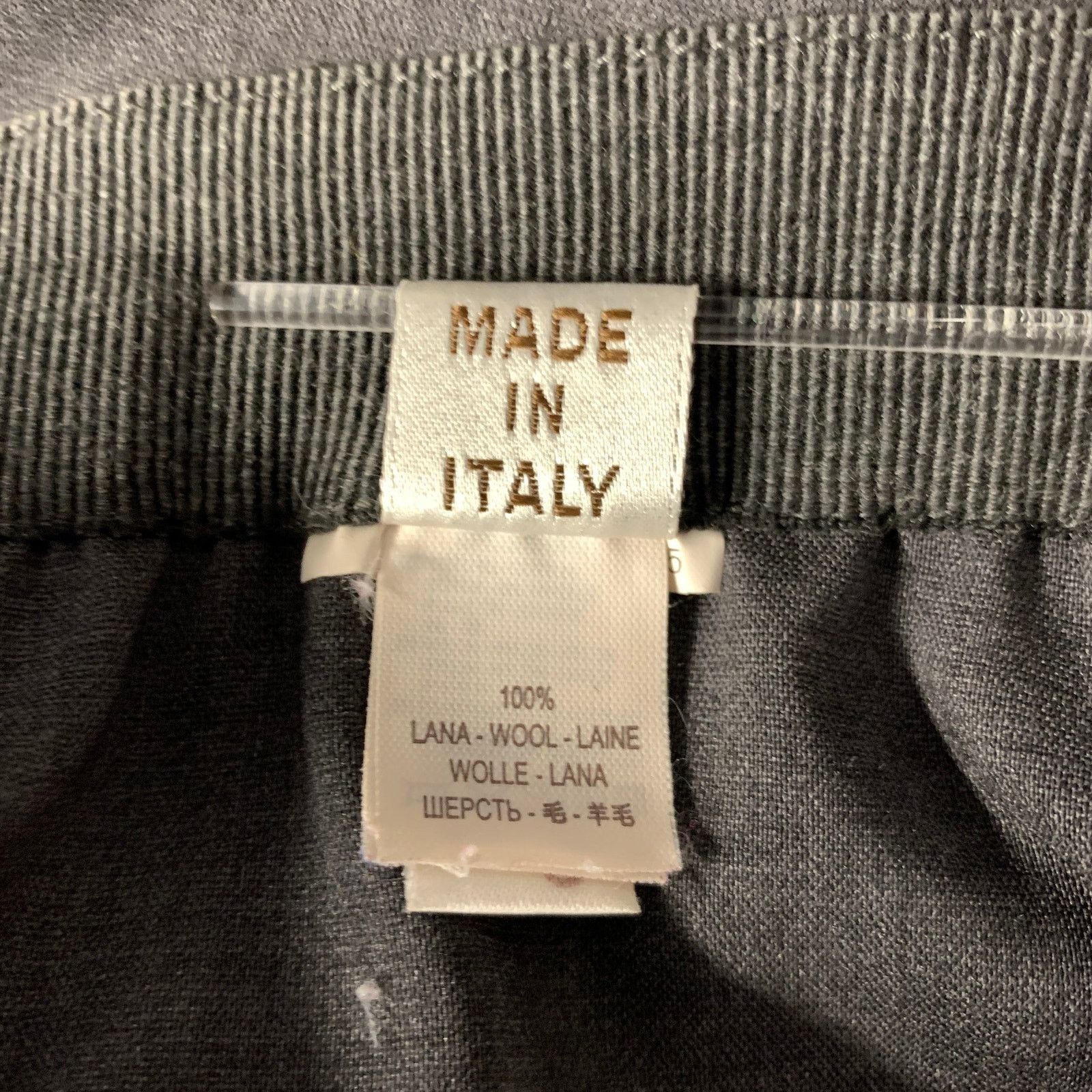 Brunello Cucinelli BRUNELLO CUCINELLI Grey Wool Heather Elasticated Pants Size US 32 / EU 48 - 6 Thumbnail