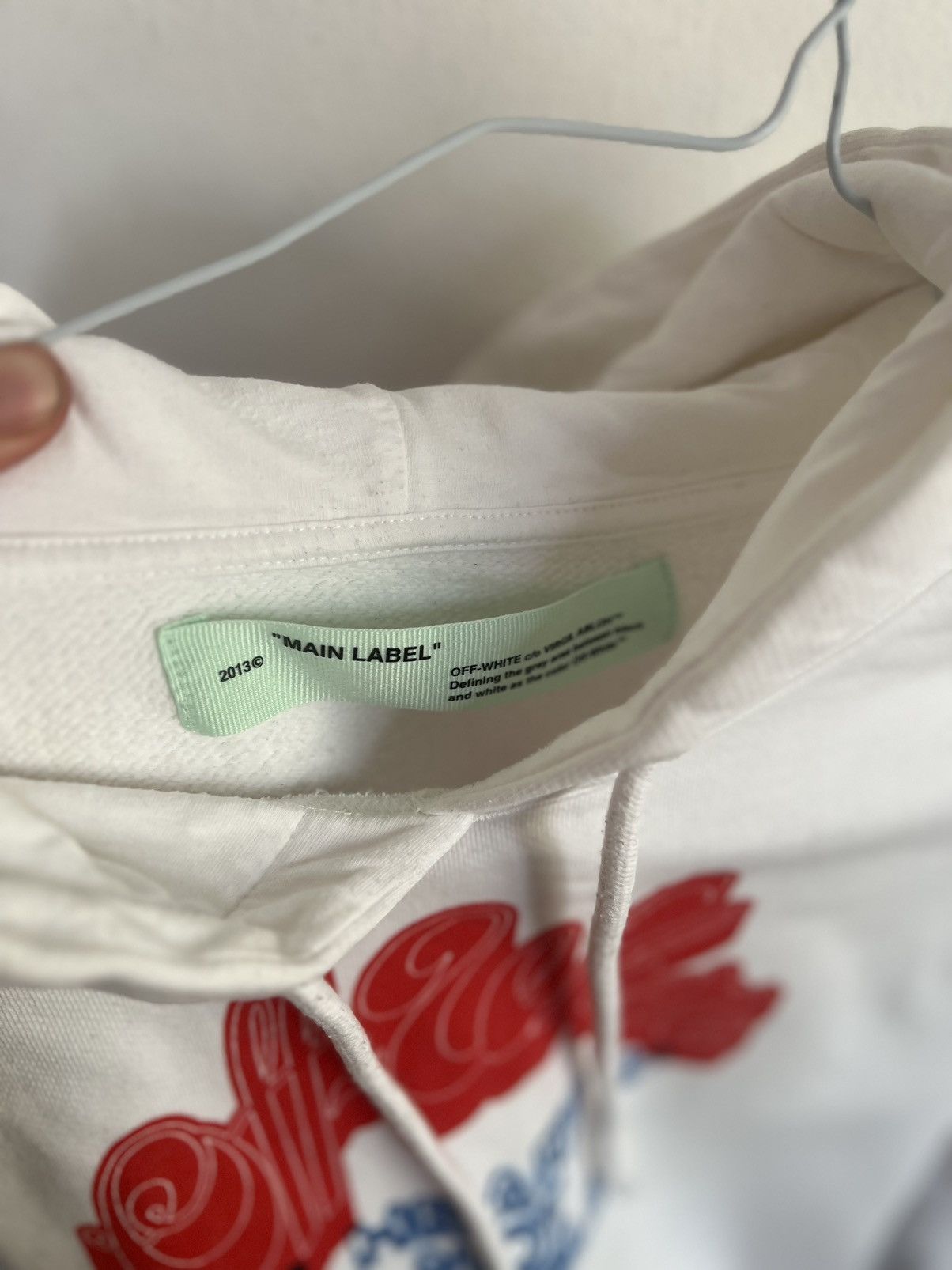Off-White Off white “Heart Not Troubled” Hoodie/cropped Size S / US 4 / IT 40 - 8 Thumbnail