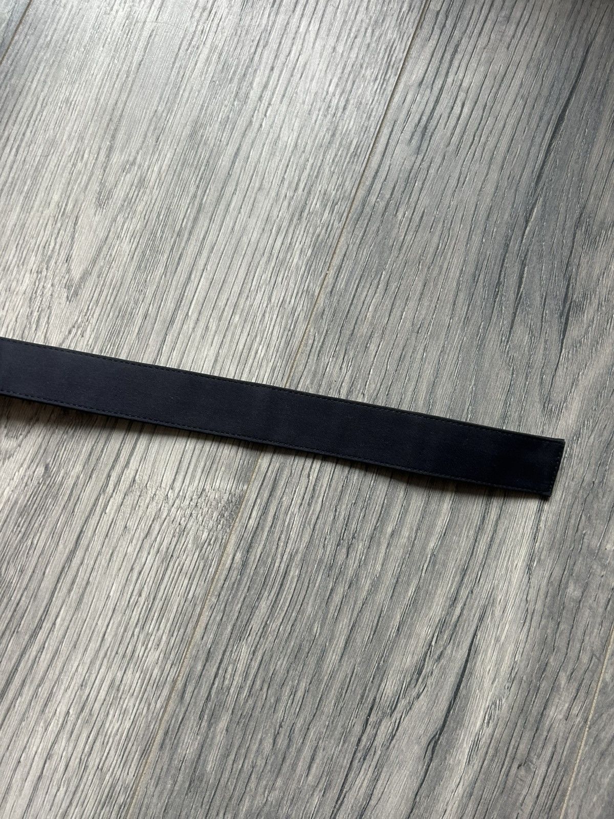 Prada Prada Navy Fabric Belt with Brass Buckle Size ONE SIZE - 7 Thumbnail
