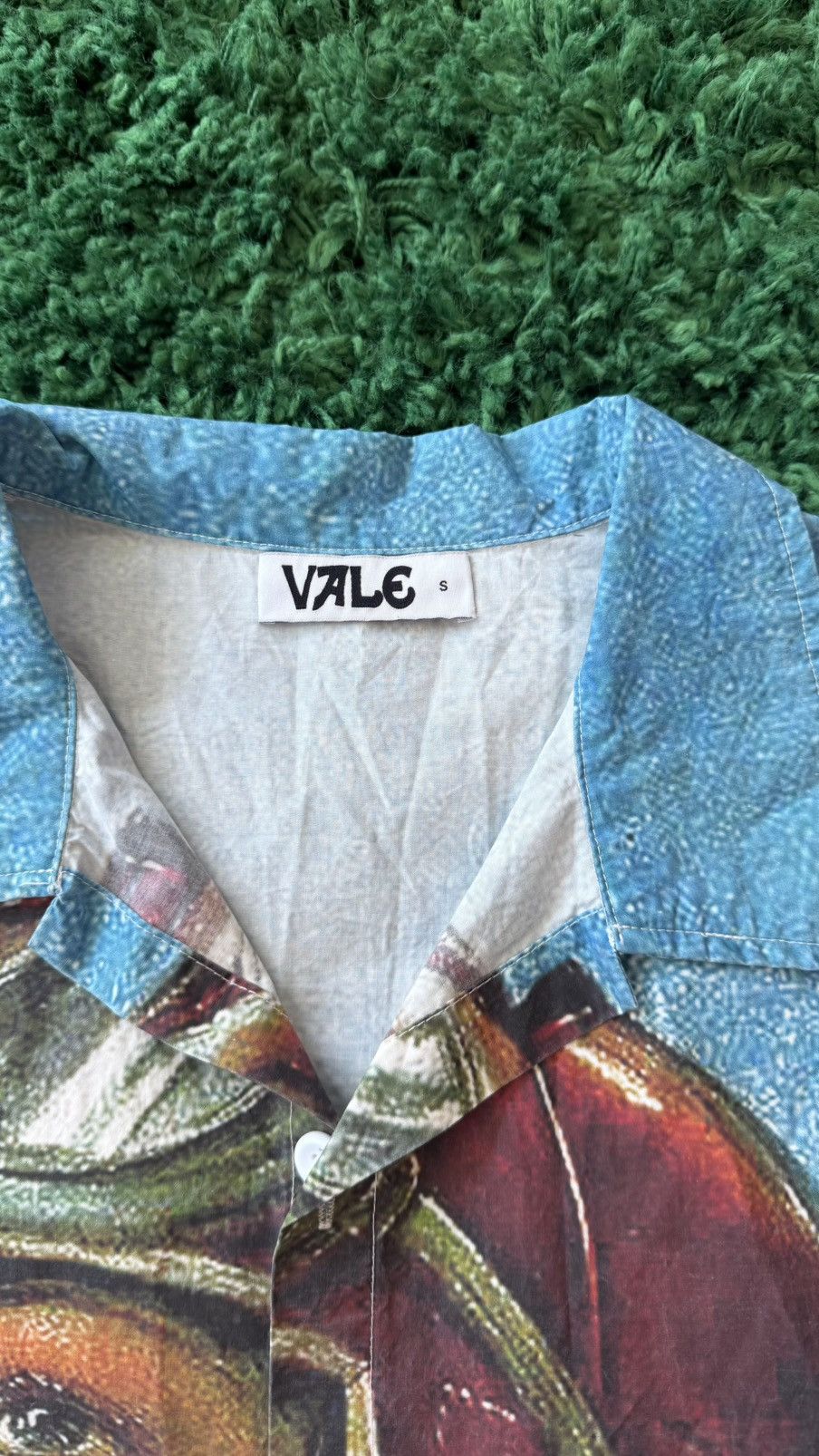 Vale Vale Short Sleeve Button Up Shirt Size US S / EU 44-46 / 1 - 2 Thumbnail