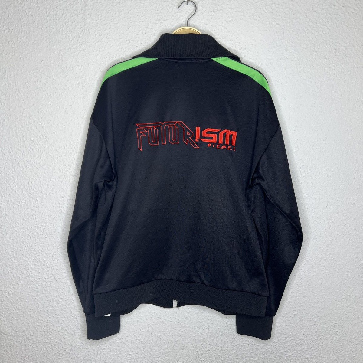 Diesel Diesel Hisoka Track Jacket Zip Sweatshirt Nylon Futurism Size US XL / EU 56 / 4 - 2 Thumbnail