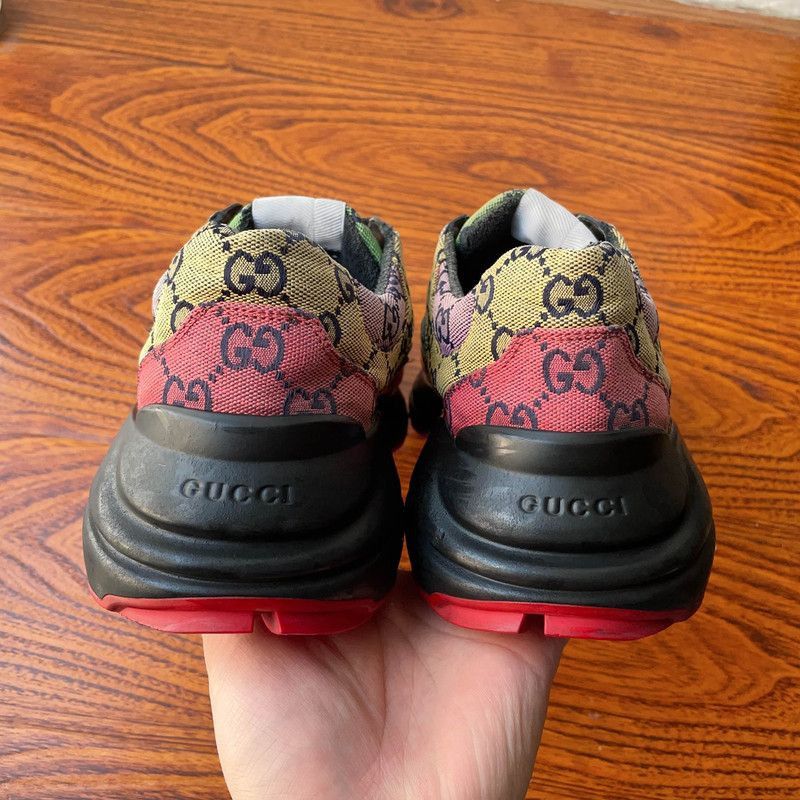 Gucci Gucci Rhyton Multicolour Canvas Low-top Sneakers - Size US 7.5 / EU 40-41 - 2 Thumbnail