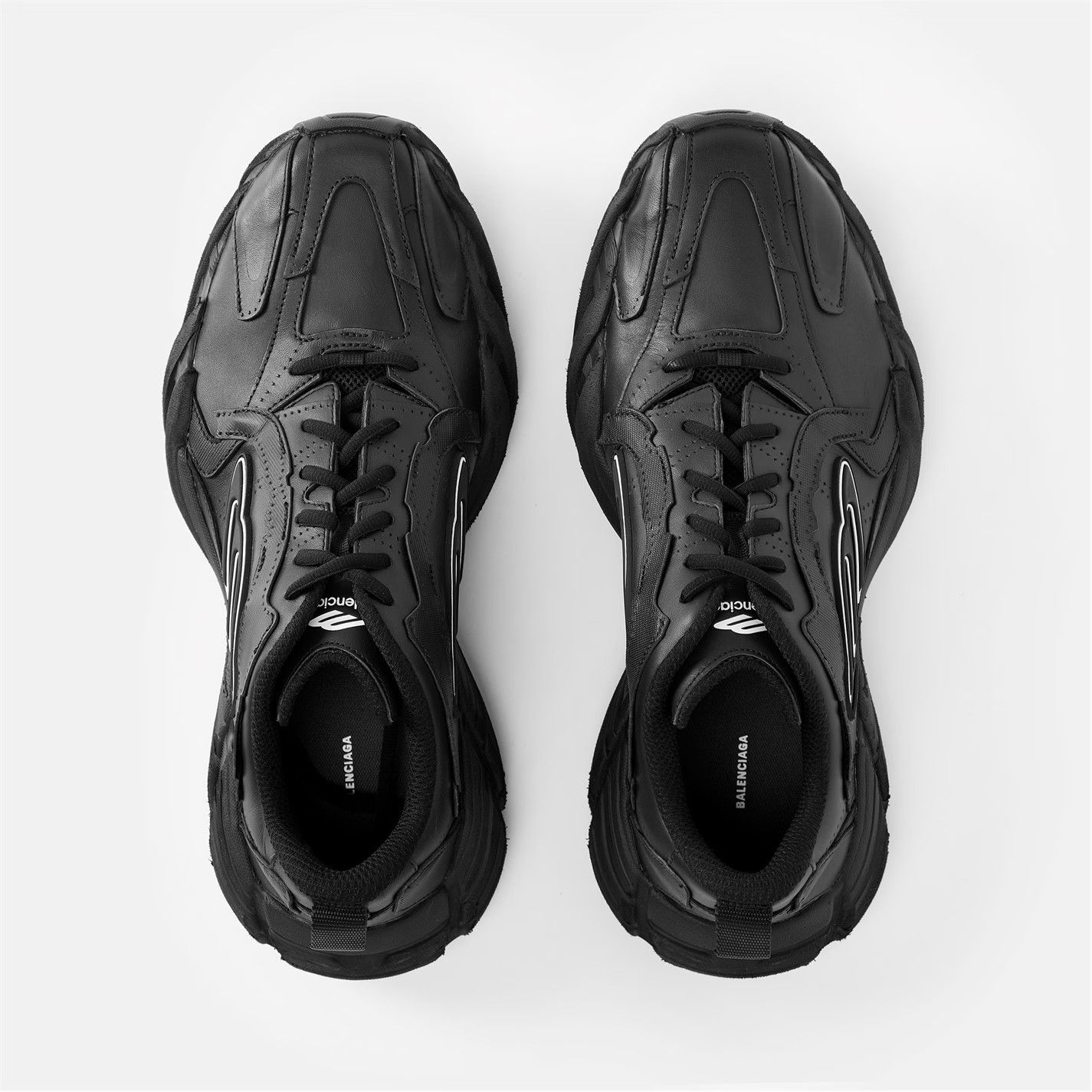 Balenciaga o1g2r1mq0226 Monday Trainers In Black Size US 11 / EU 44 - 5 Thumbnail