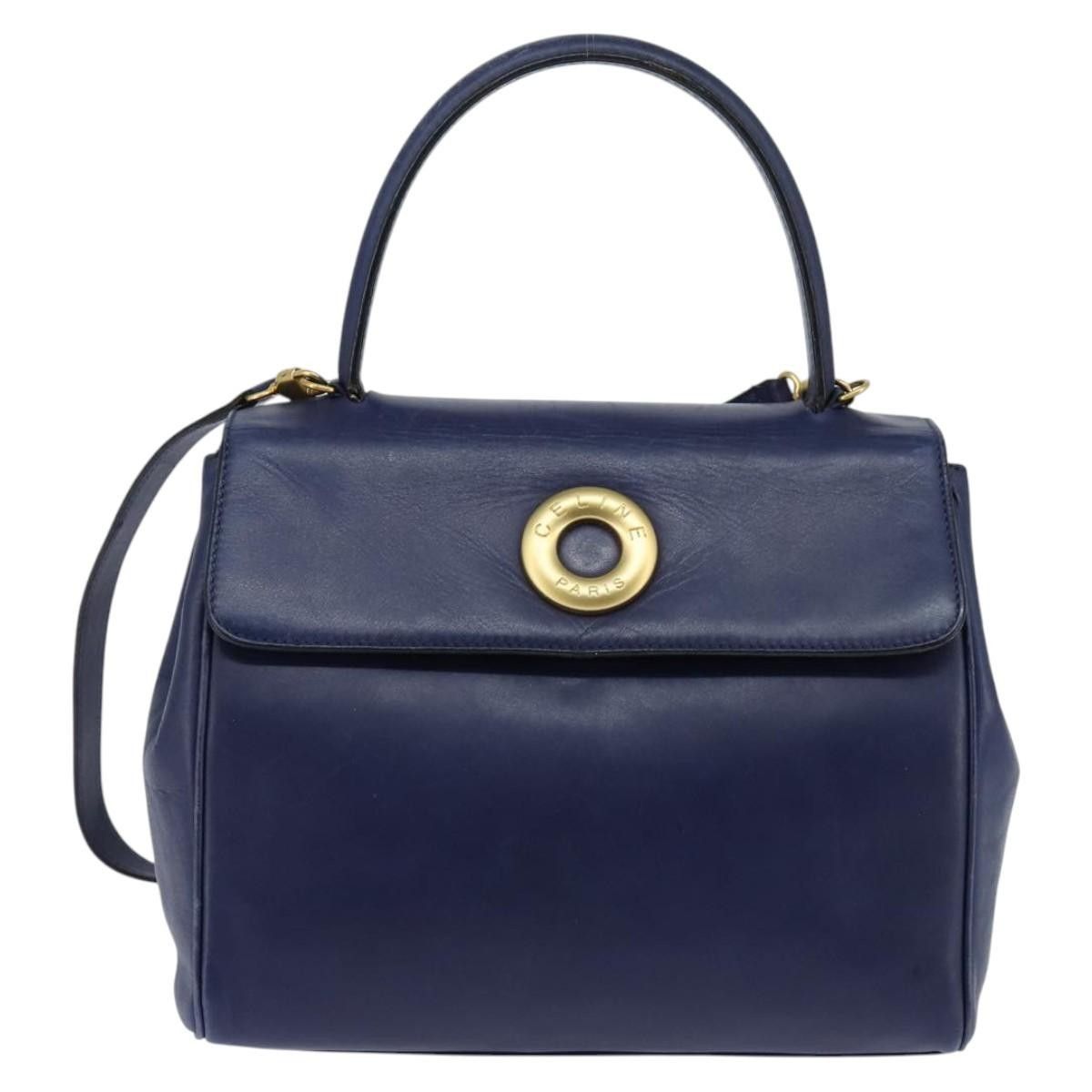 Celine Celine Circle Logo Handbag Leather Size ONE SIZE - 1 Thumbnail