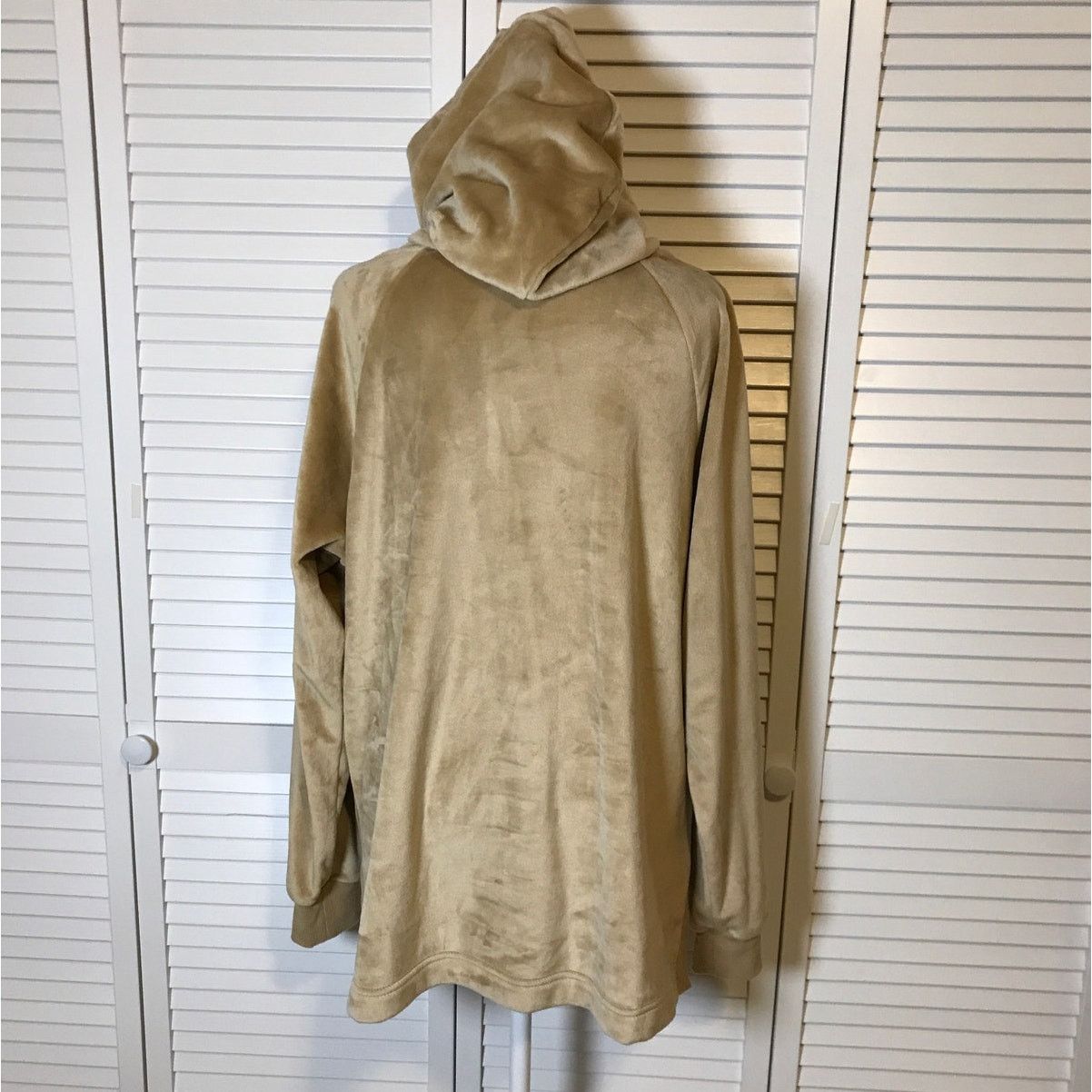 Other Member’s Mark Beige Plush Hoodie Long Sleeve Sweatshirt XL Size XL / US 12-14 / IT 48-50 - 2 Thumbnail