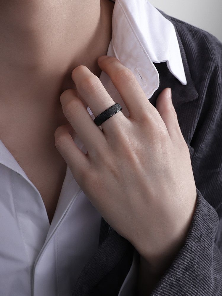 Jewelry New Design Jewelry Rings Open Size Chrome Ring (Size 7-13) Size ONE SIZE - 2 Thumbnail